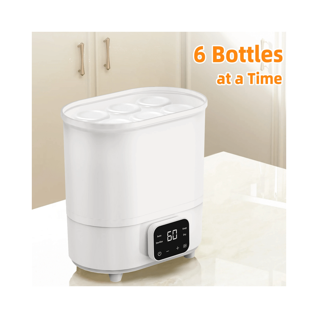 2 Advwin 4-in-1 Baby Bottle Sterilizer and Dryer, Universal Fit For All Baby Items,breast Pump Accessories, 2 of 8