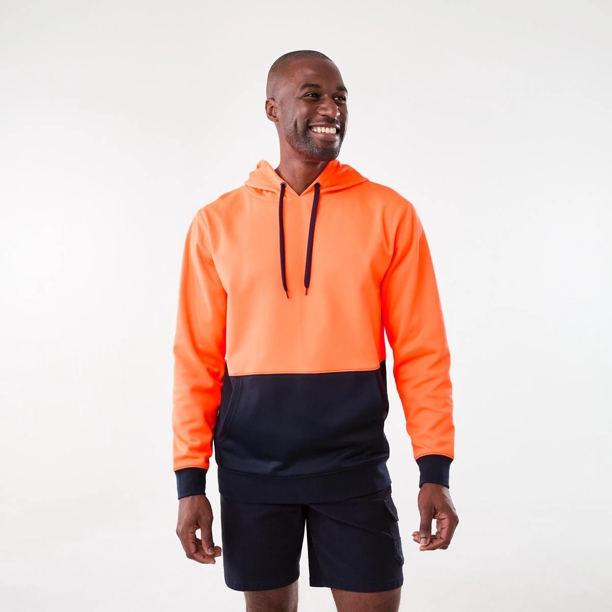 1 Hi-Visibility Pullover Hoodie Orange, 1 of 6