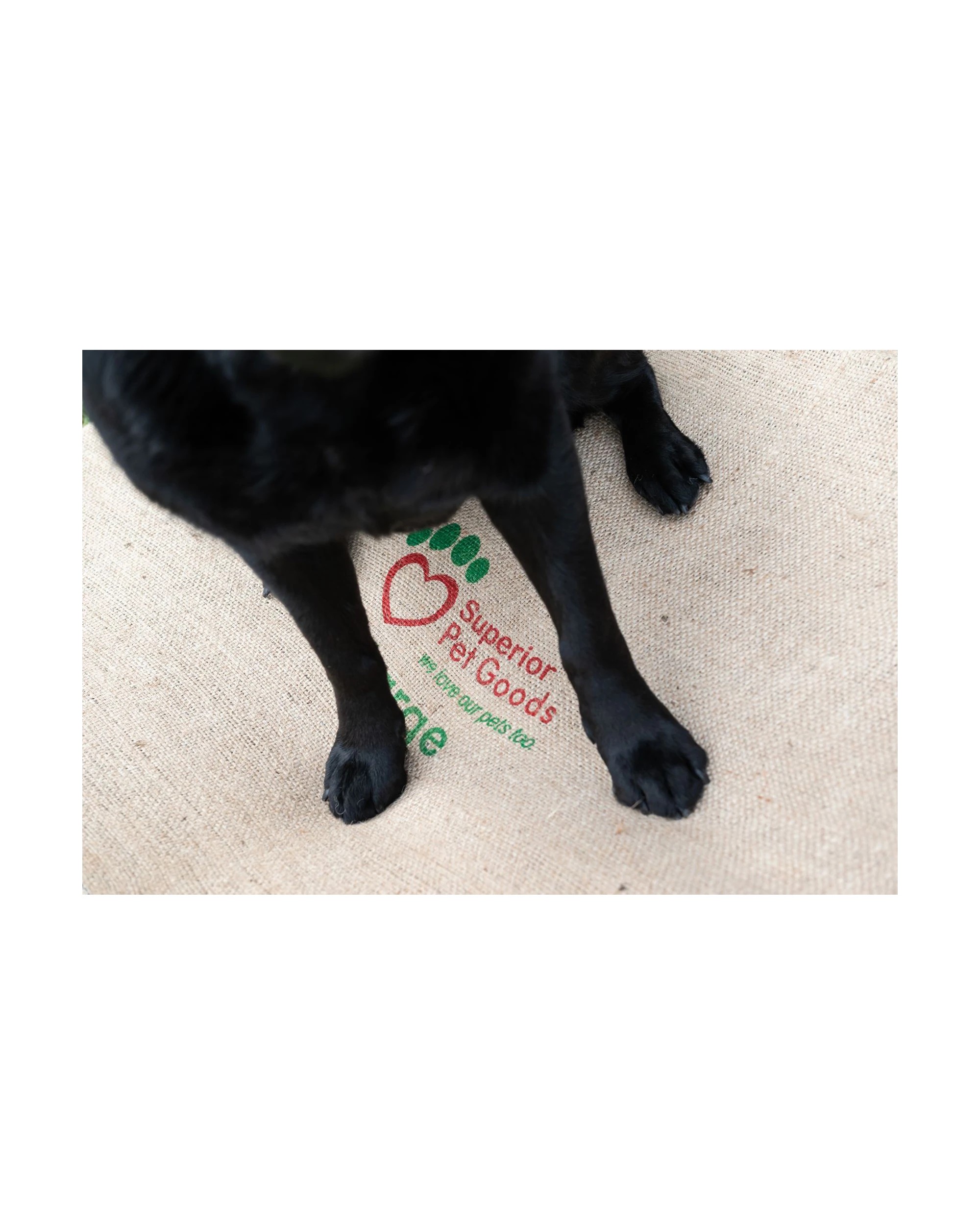 3 Superior Pet Fitted Hessian Dog Bed Replacement Cover Mini, 3 of 4