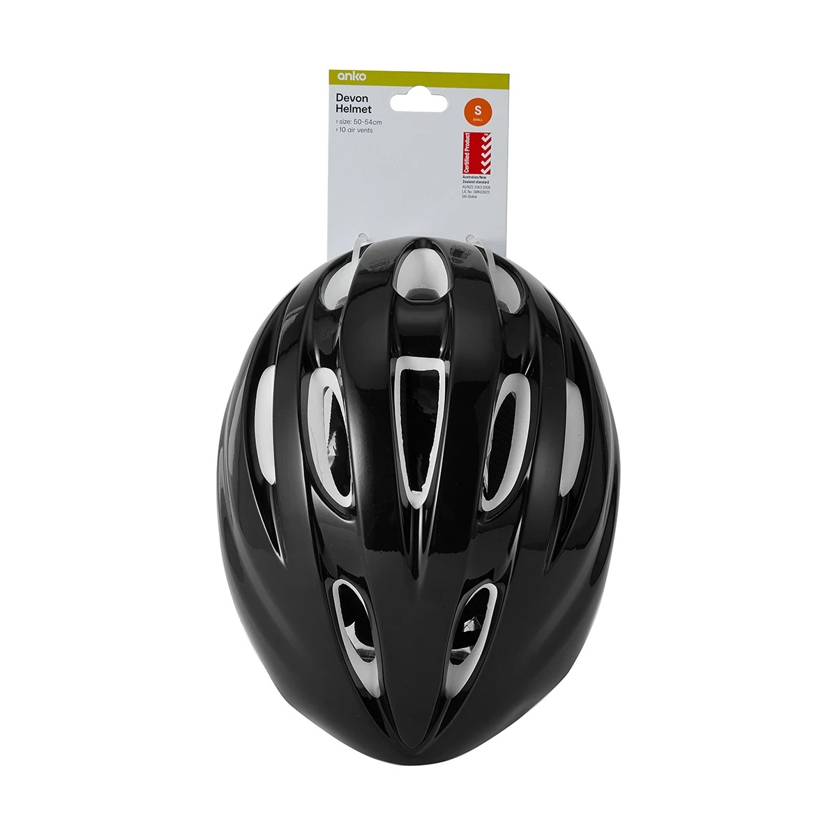 9 Devon Helmet - Small, Black, 9 of 9