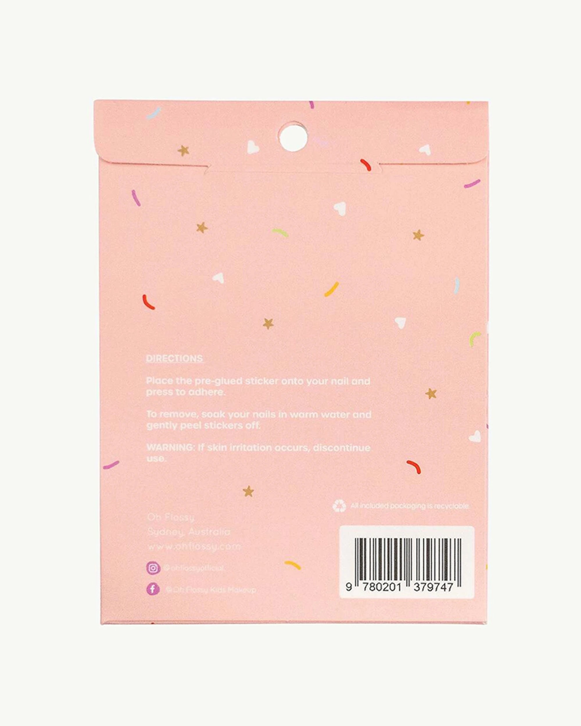 3 Oh Flossy 3PK Cosmetic Nail Stickers Decals Flowers - Multi, 3 of 5