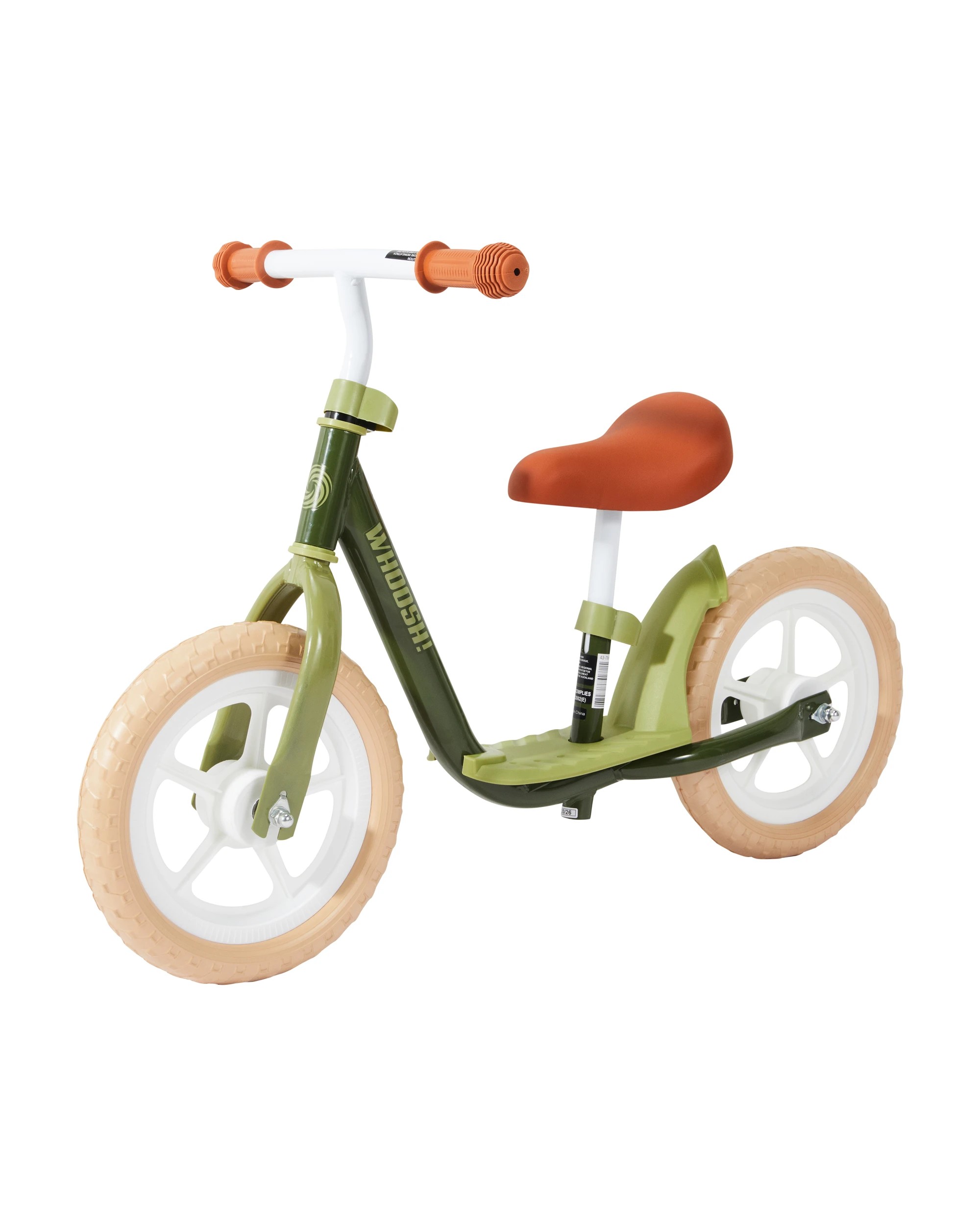 1 30cm Whoosh Balance Bike - Green, 1 of 8