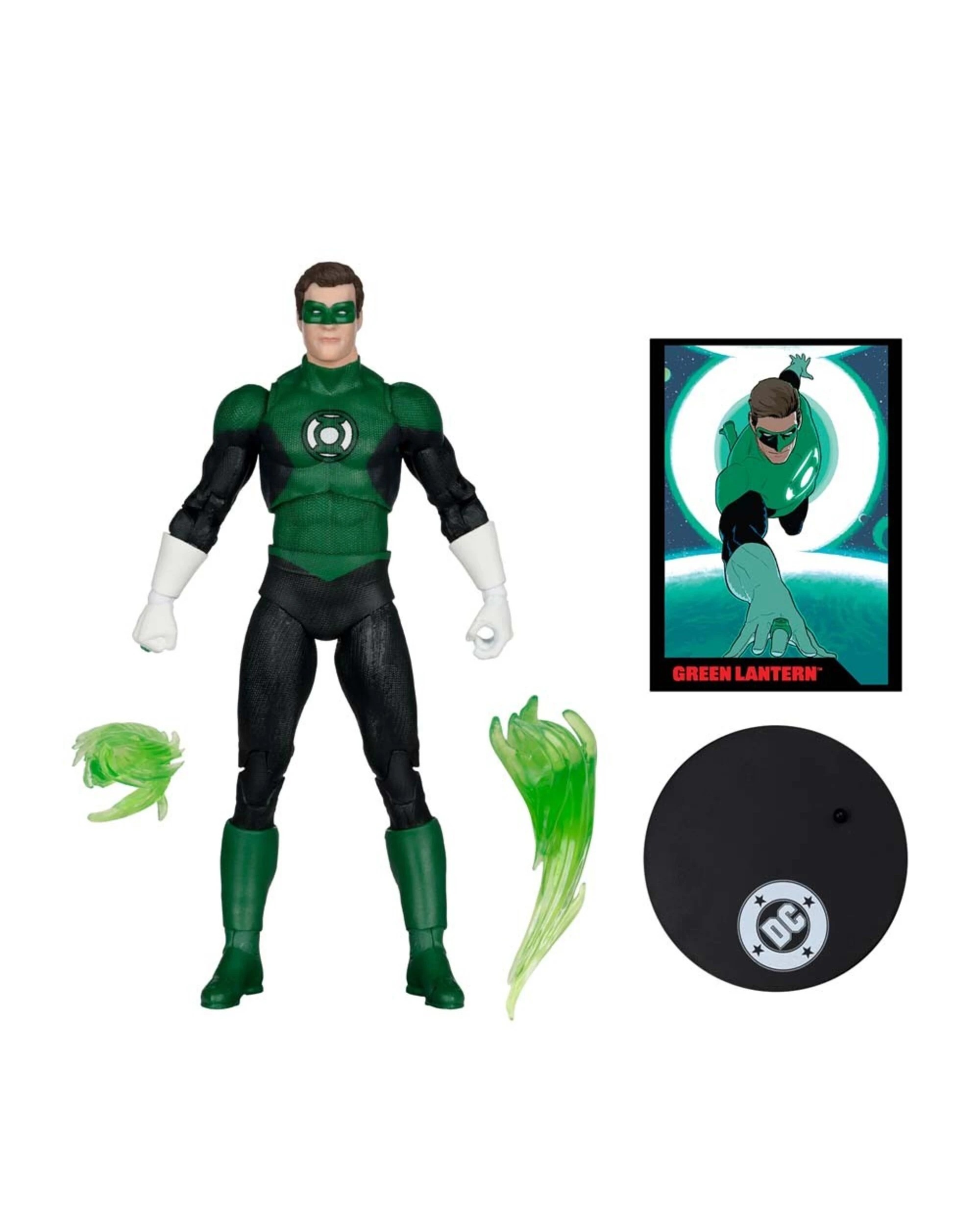 3 DC Comics - DC Multiverse Green Lantern Hal Jordan (Green Lanterns #48) 7" Action Figure with Comic, 3 of 5
