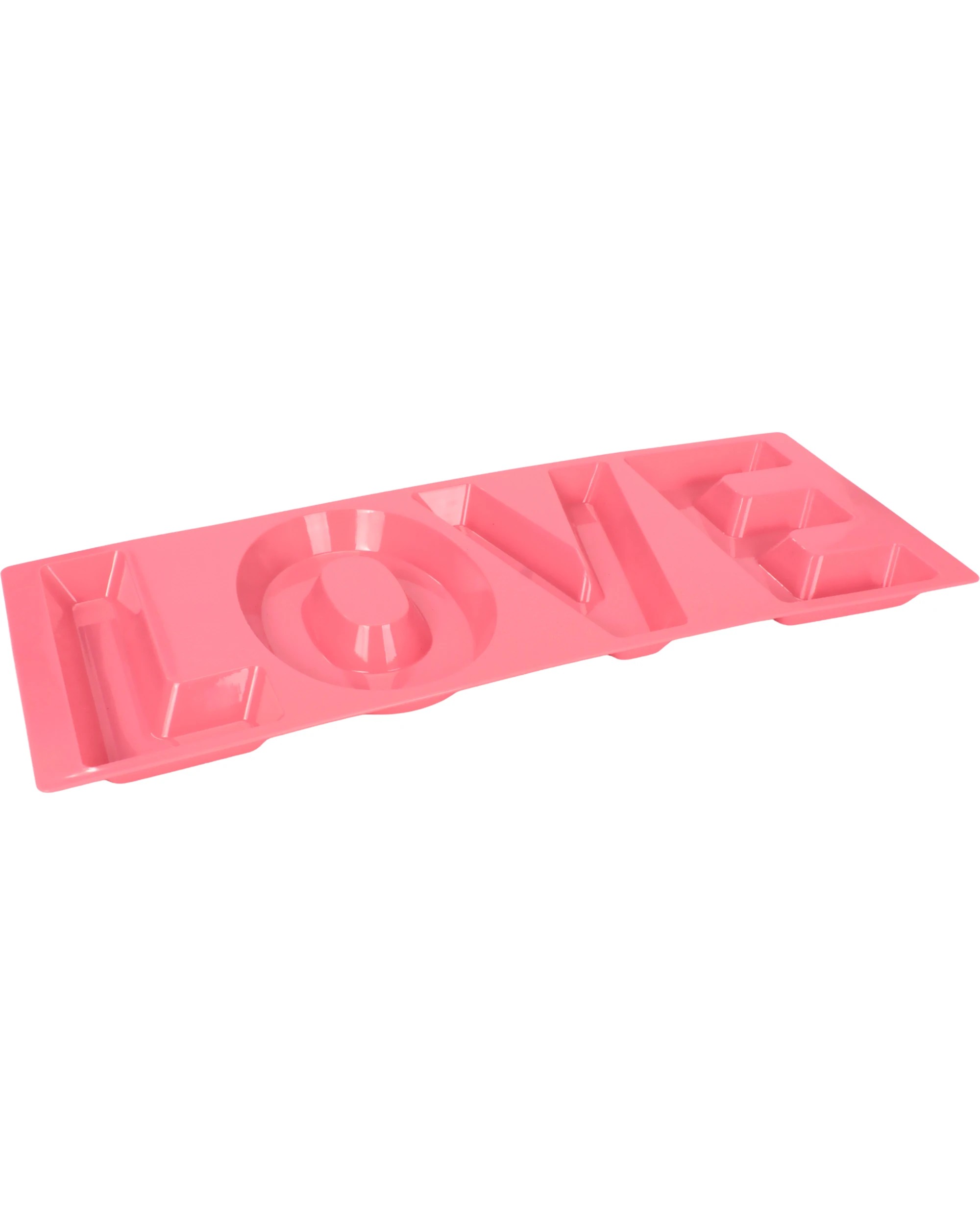 1 Meteor Love Plastic Serving Tray - Pink, 1 of 3