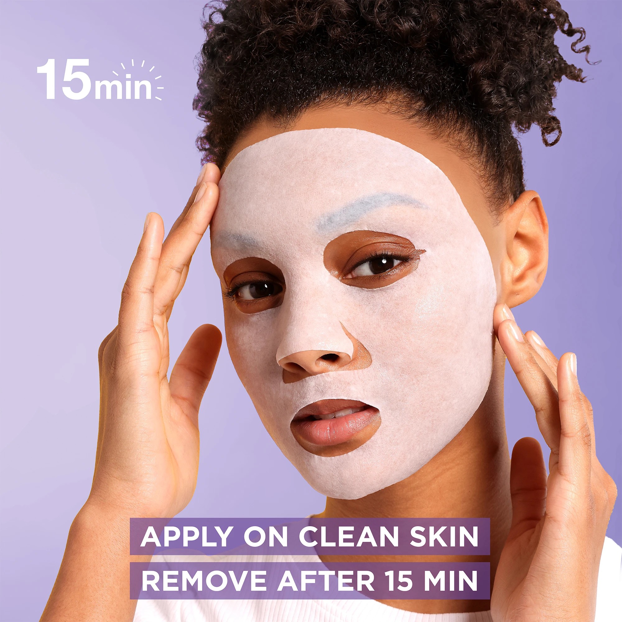 5 Garnier SkinActive Smoothing Serum Mask 28g - Glycerin, Pro-Retinol and Acai Extract, 5 of 8