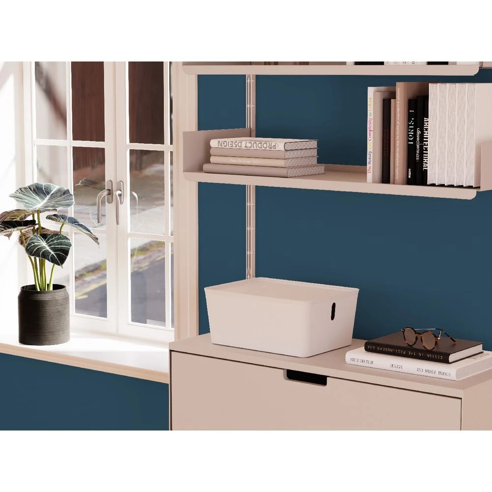 4 Otto 10L PET Modular Basket Large Tall White, 4 of 6