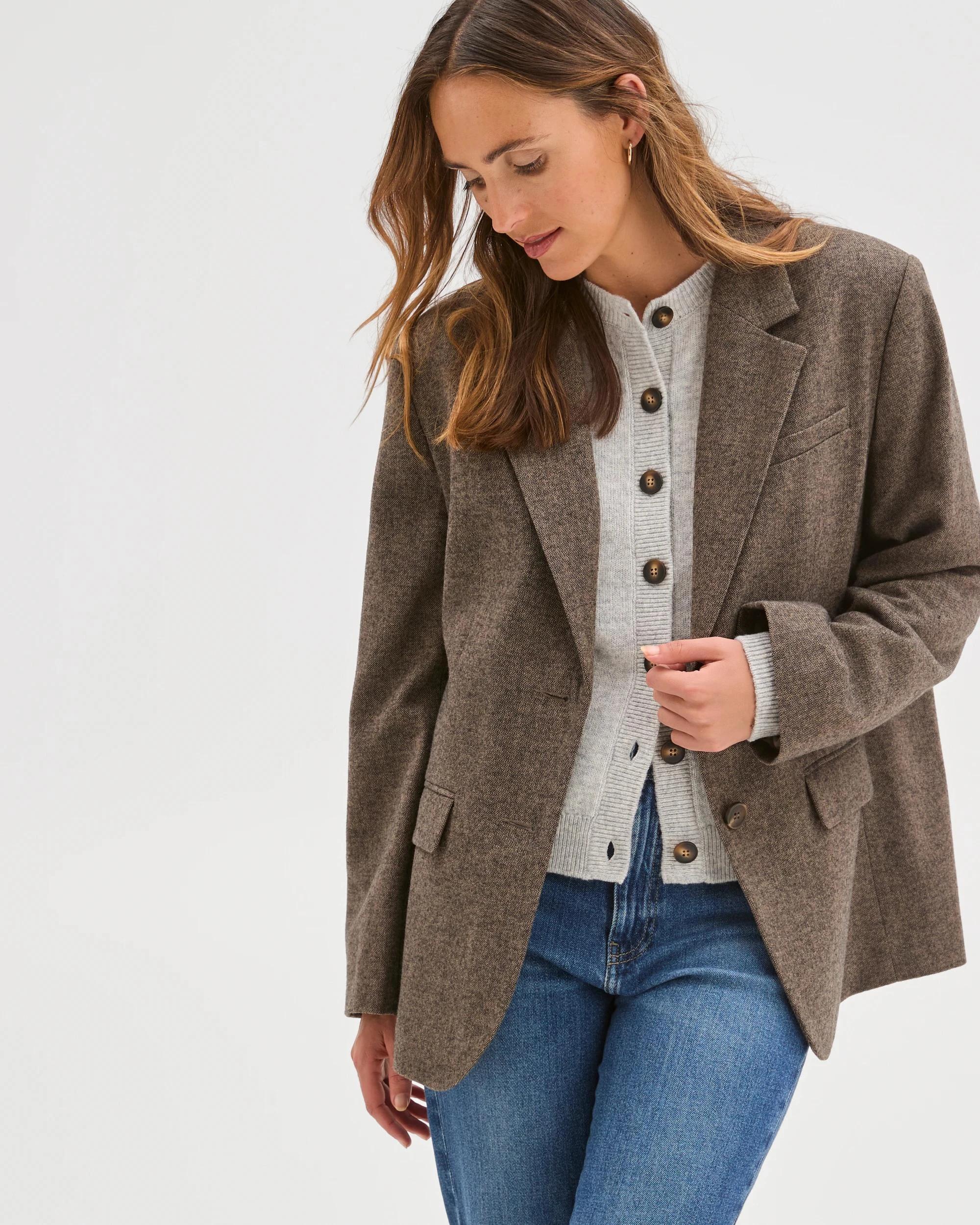 2 Target Woman Oversized Tweed Blazer TWEED, 2 of 7