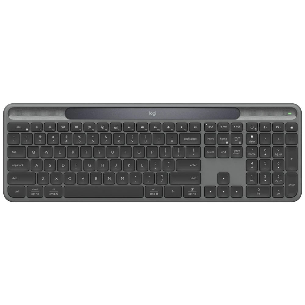 1 Logitech K980 Signature Slim Solar+ Keyboard Graphite, 1 of 7