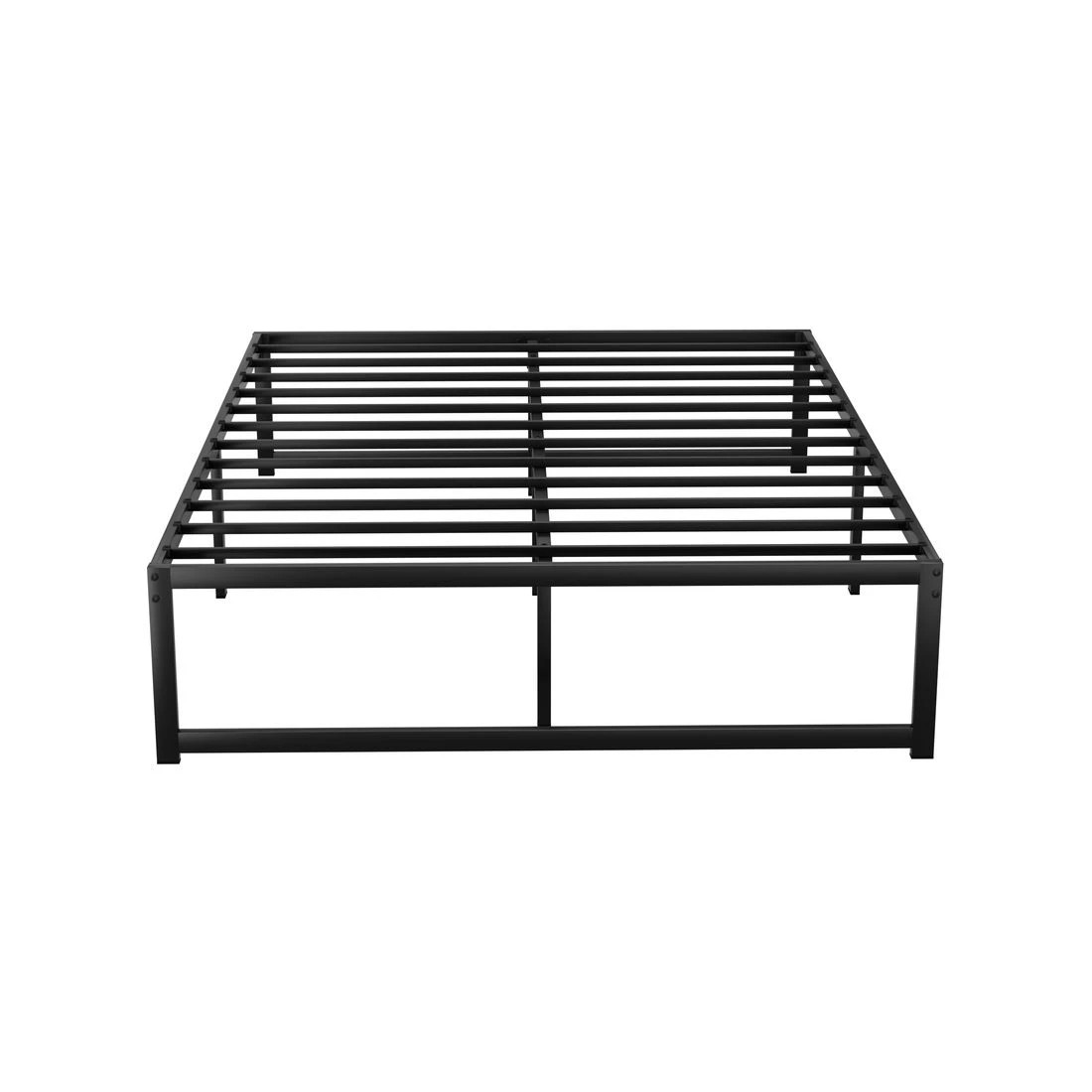 3 Artiss Bed Frame Double Size Metal Frame TINO - Black, 3 of 6