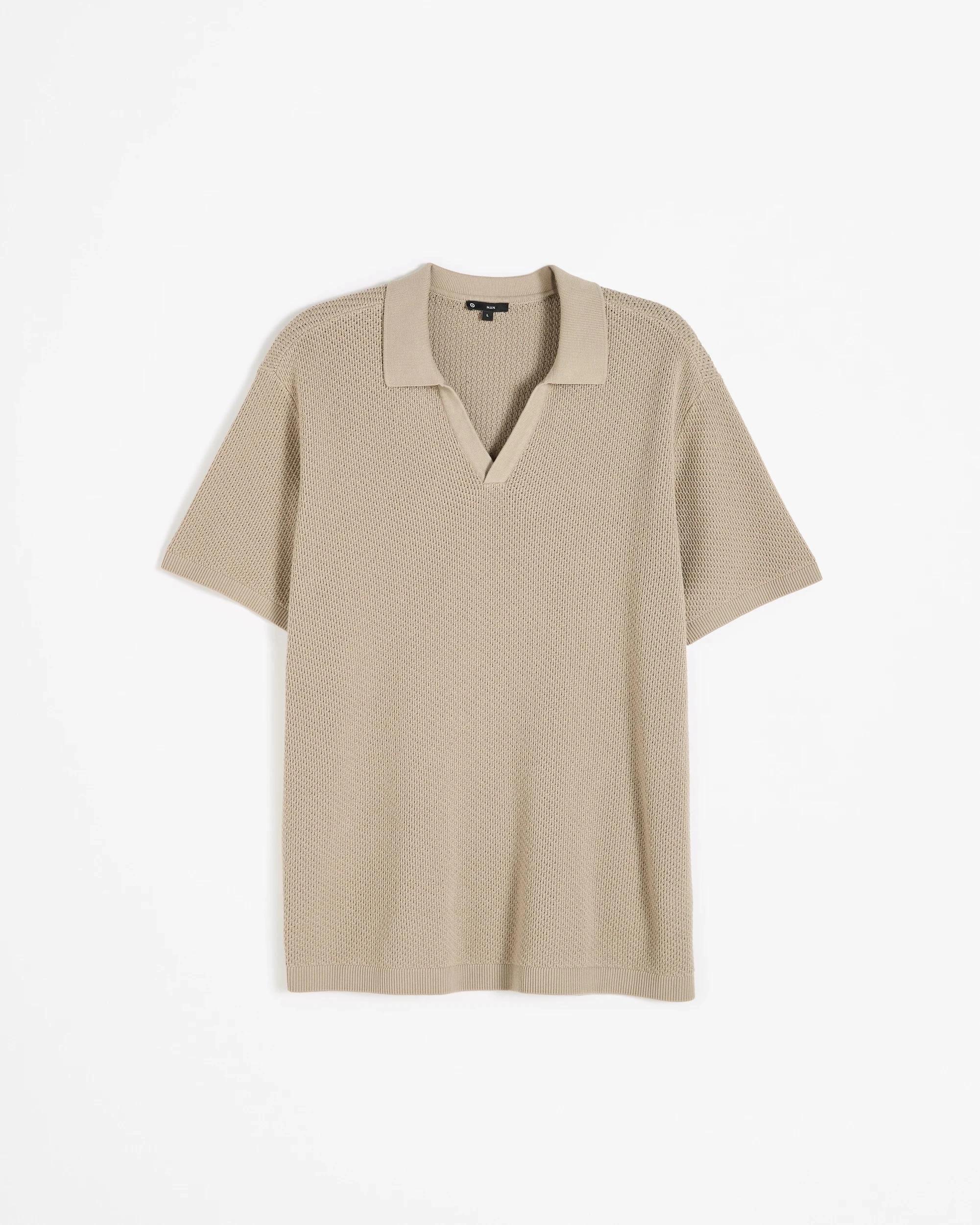 7 Target Australian Cotton Knitted Polo Top FOG, 7 of 10