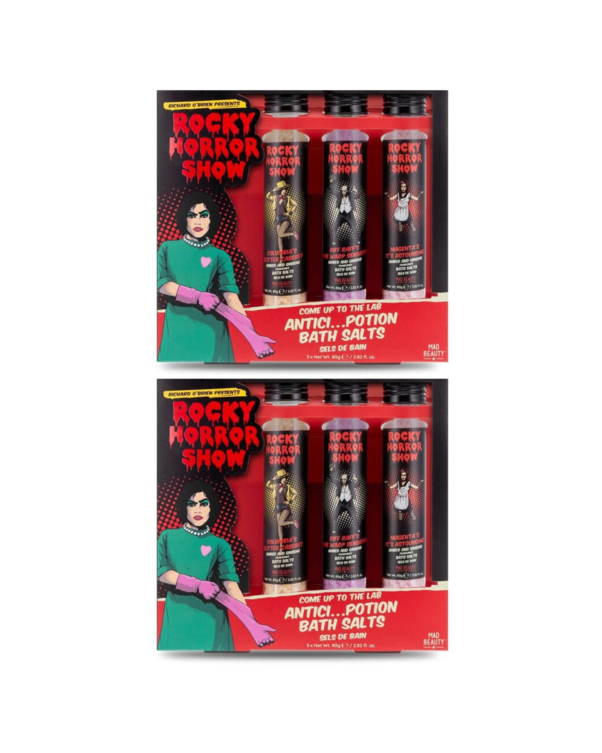 1 Rocky Horror Show 2PK Potion Bottle Shaped Bubble Bath Trio Amber And Ginseng - Multi, 1 of 3
