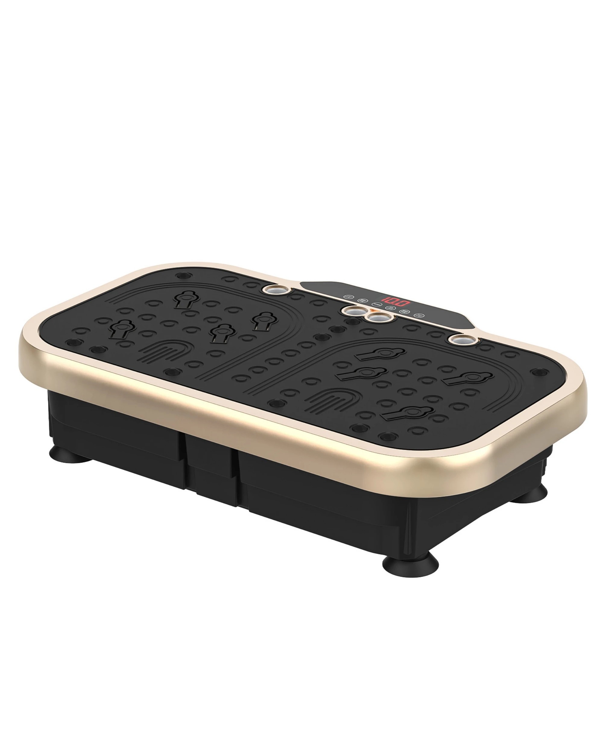 6 Advwin 200 Speed Vibration Plate Exercise Machine w/Push-up Handles for Home - 6 Preset Workouts, 150kg Capacity Gold, 6 of 7