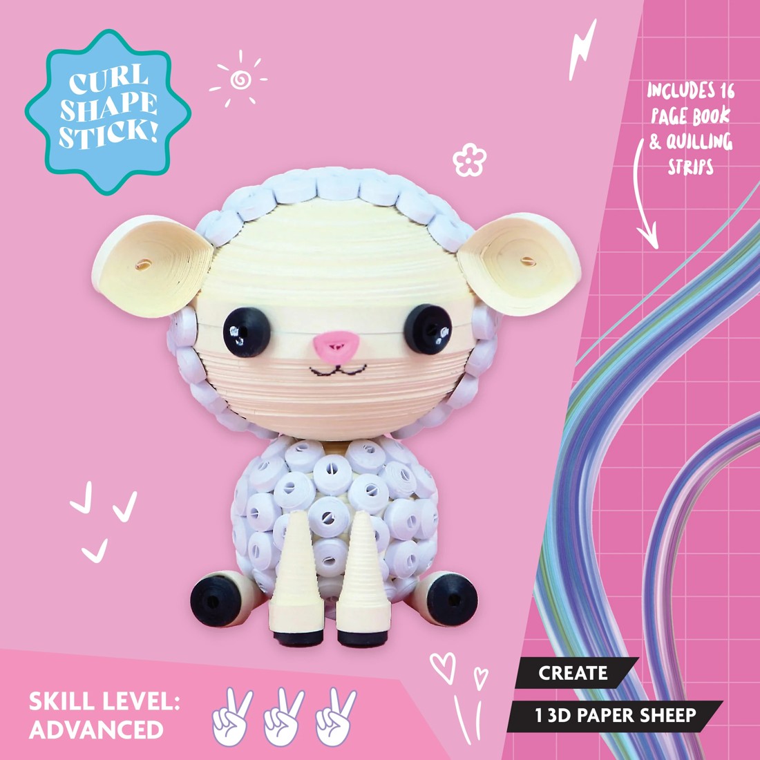 5 Oh My Craft! Paper Quilling Stevie Sheep, 5 of 5