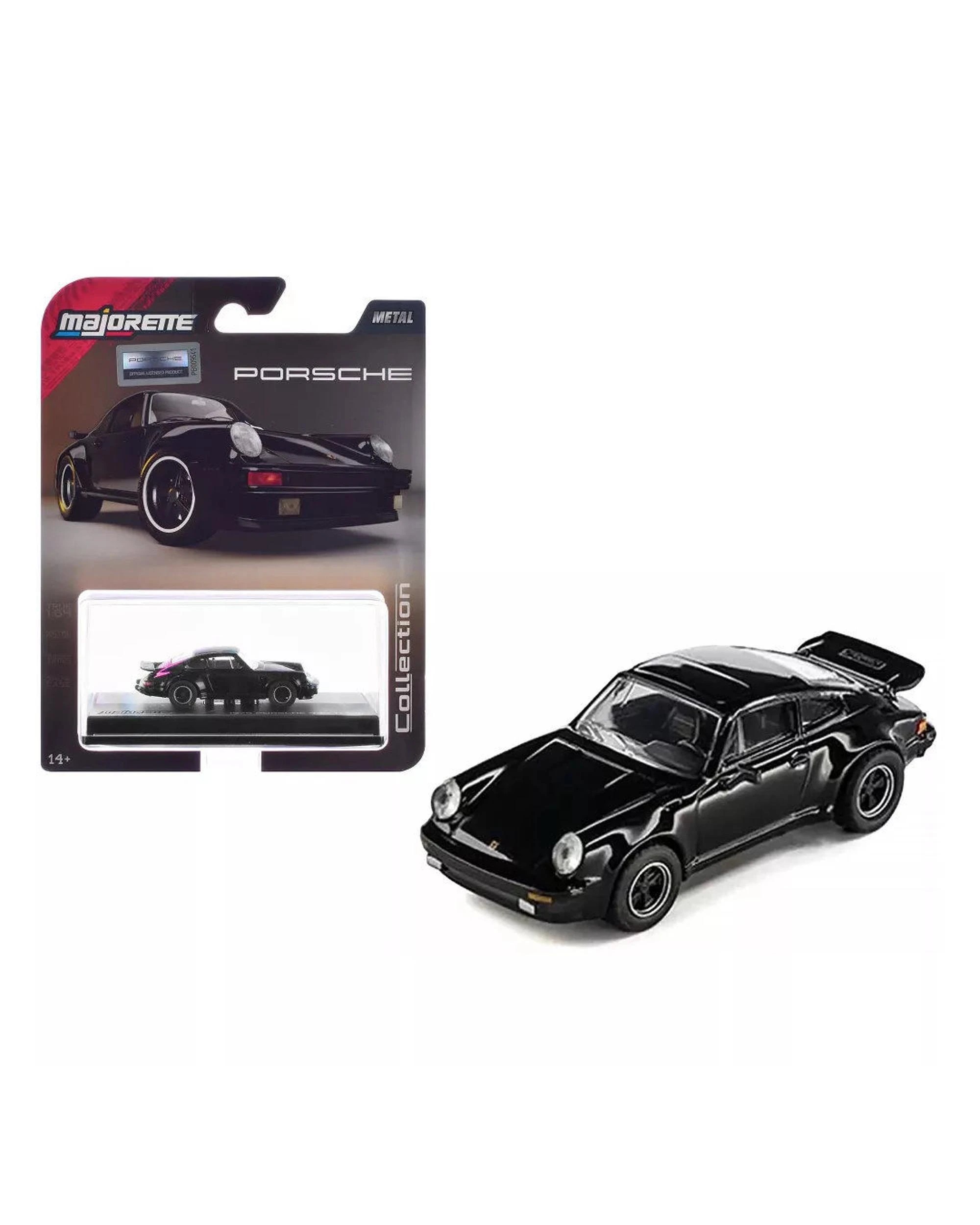 1 Majorette Collection Series 1975 Porsche 930 Turbo Diecast Vehicle - Black, 1 of 6