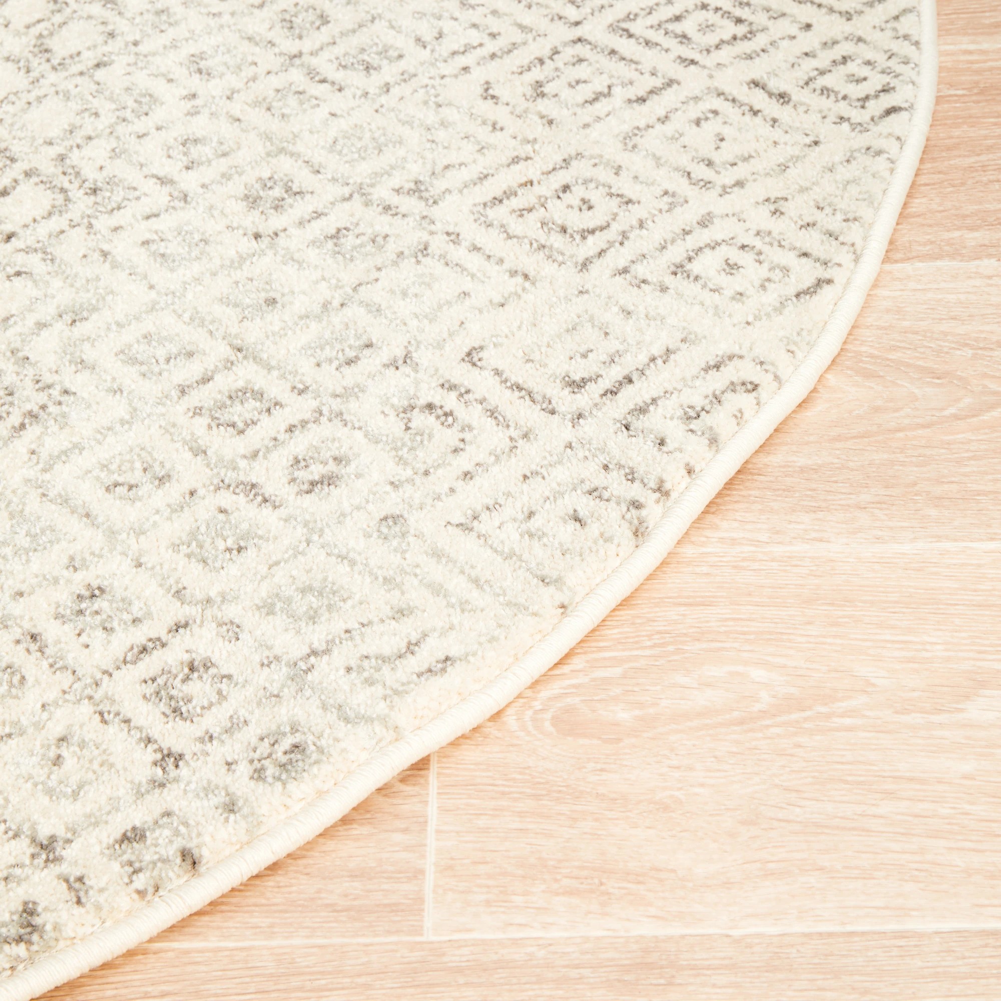 6 Common Ground Rugs Encore 265 150x150cm - Small Round Rug - Silver, 6 of 8