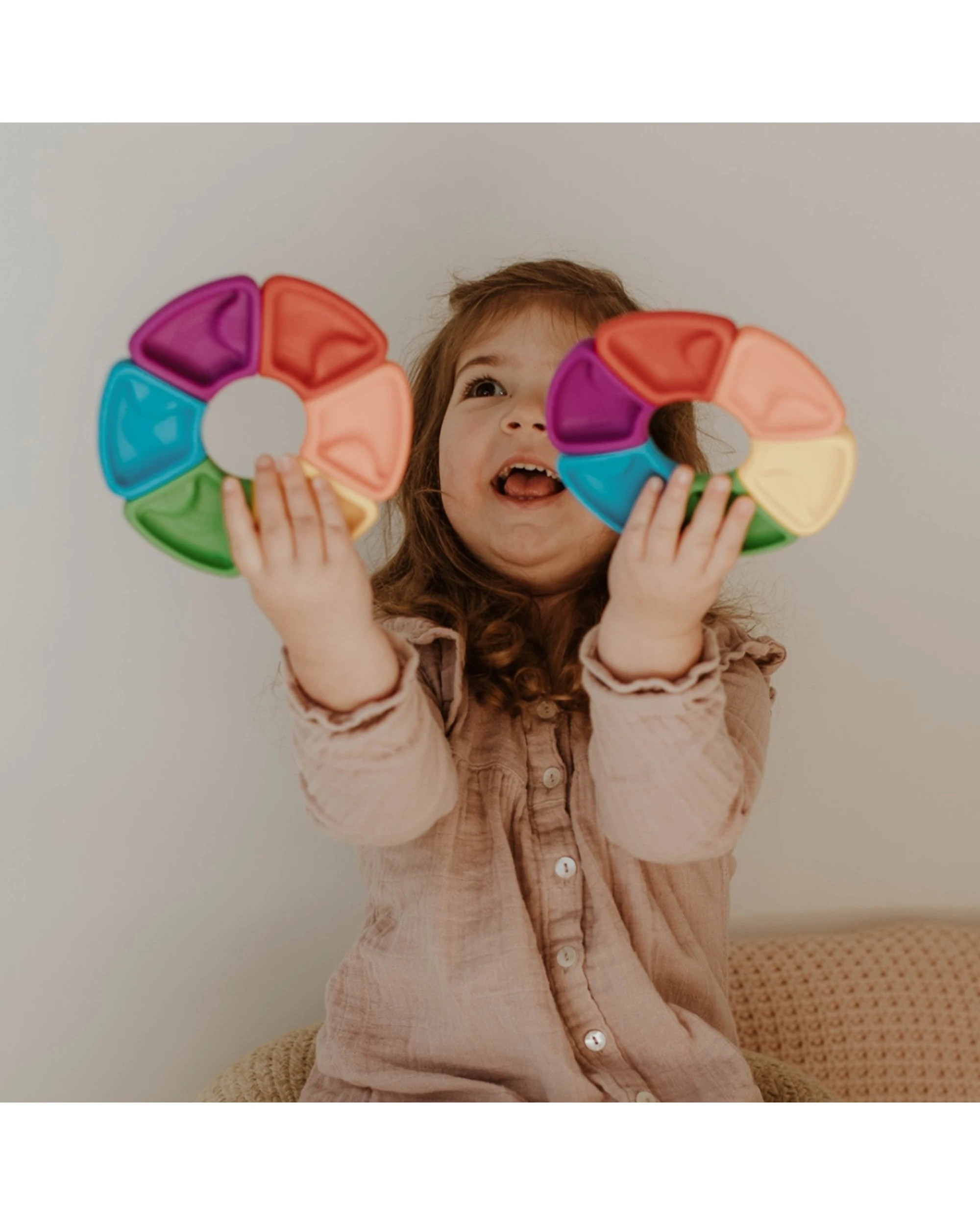 5 Jellystone Designs Colour Wheel Puzzle Sensory Baby Educational Toy Bright - Multi, 5 of 5