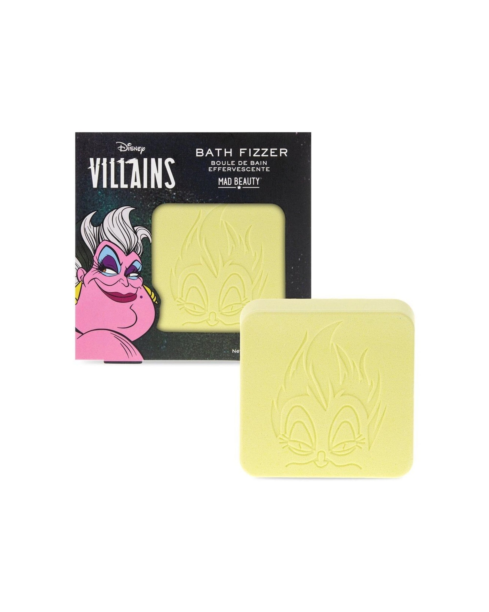 3 Disney Pop Villains Ursula Creamy Coconut Scented Bath Fizzer 130g 4 Pack - Yellow, 3 of 6