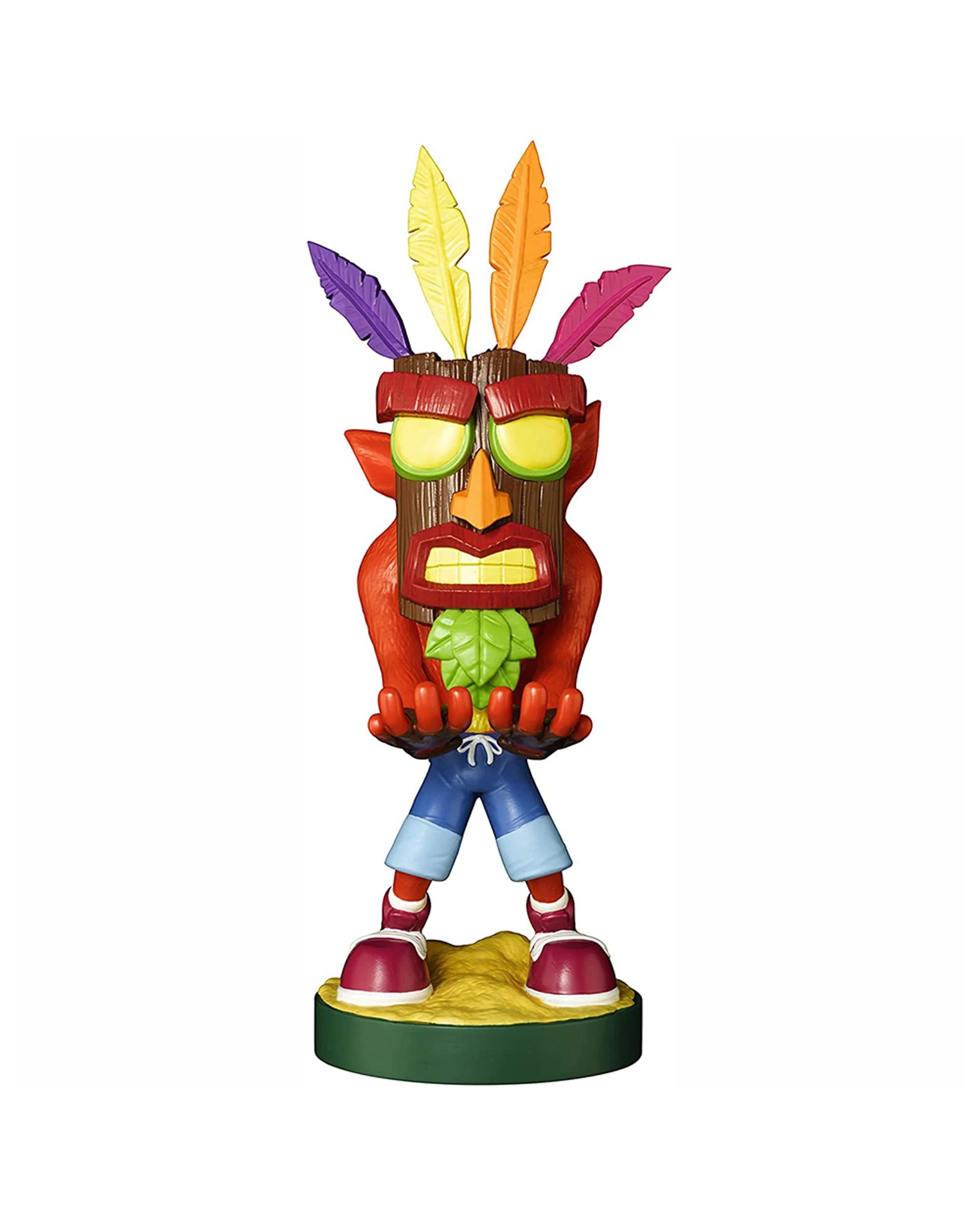 5 Cable Guys Crash Bandicoot Aku Aku Phone and Controller Holder, 5 of 6