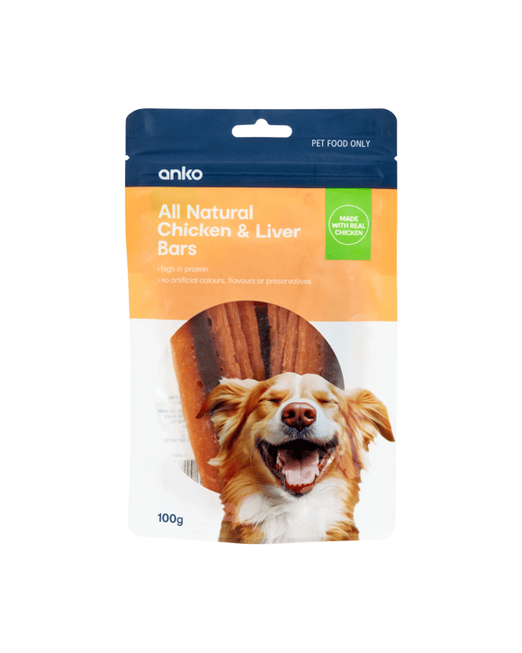 Pet Treats Chicken and Liver Bars