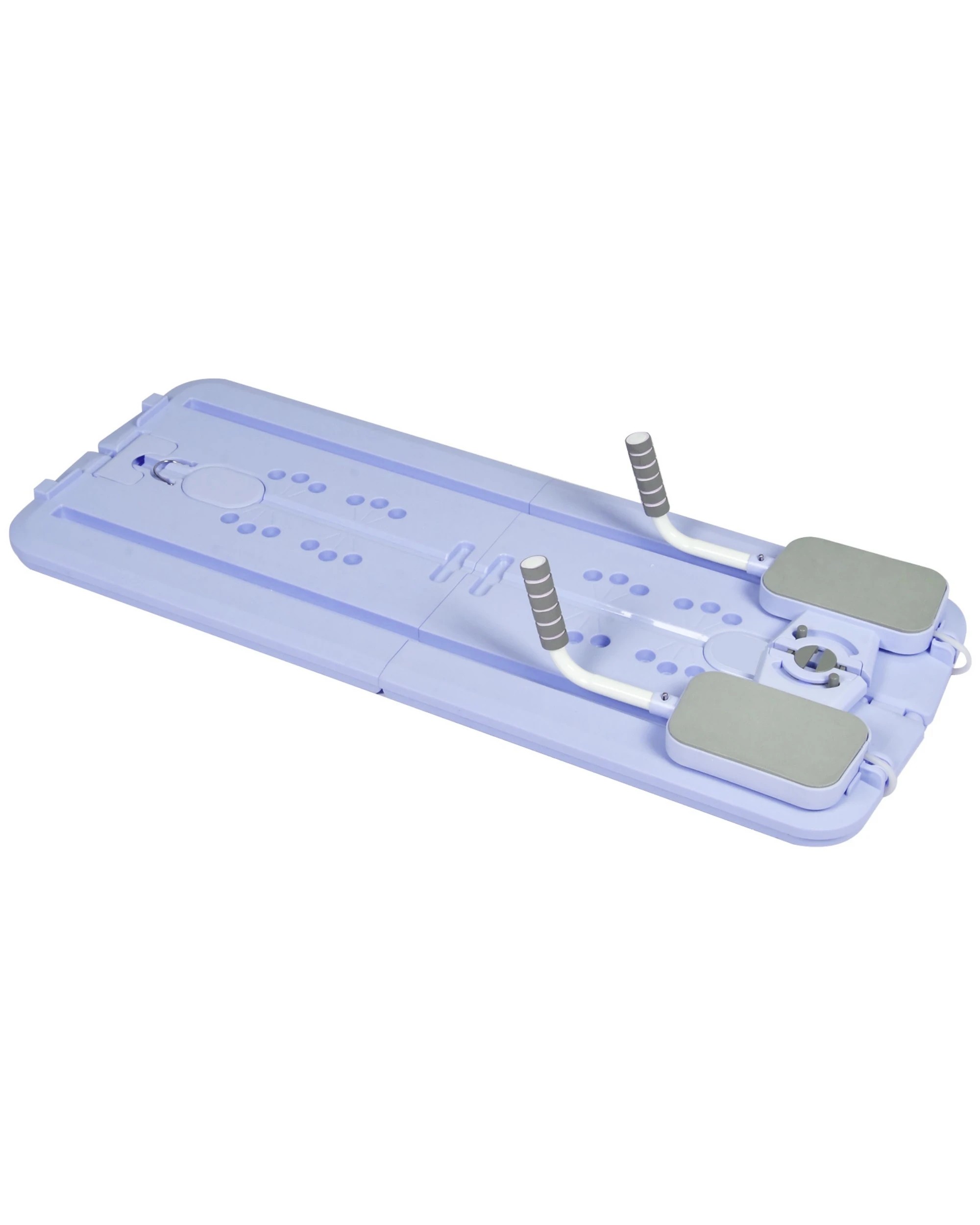 1 Advwin Foldable Pilates Reformer Board w/Back Storage, Elbow Support,Pilates Bar Purple, 1 of 6