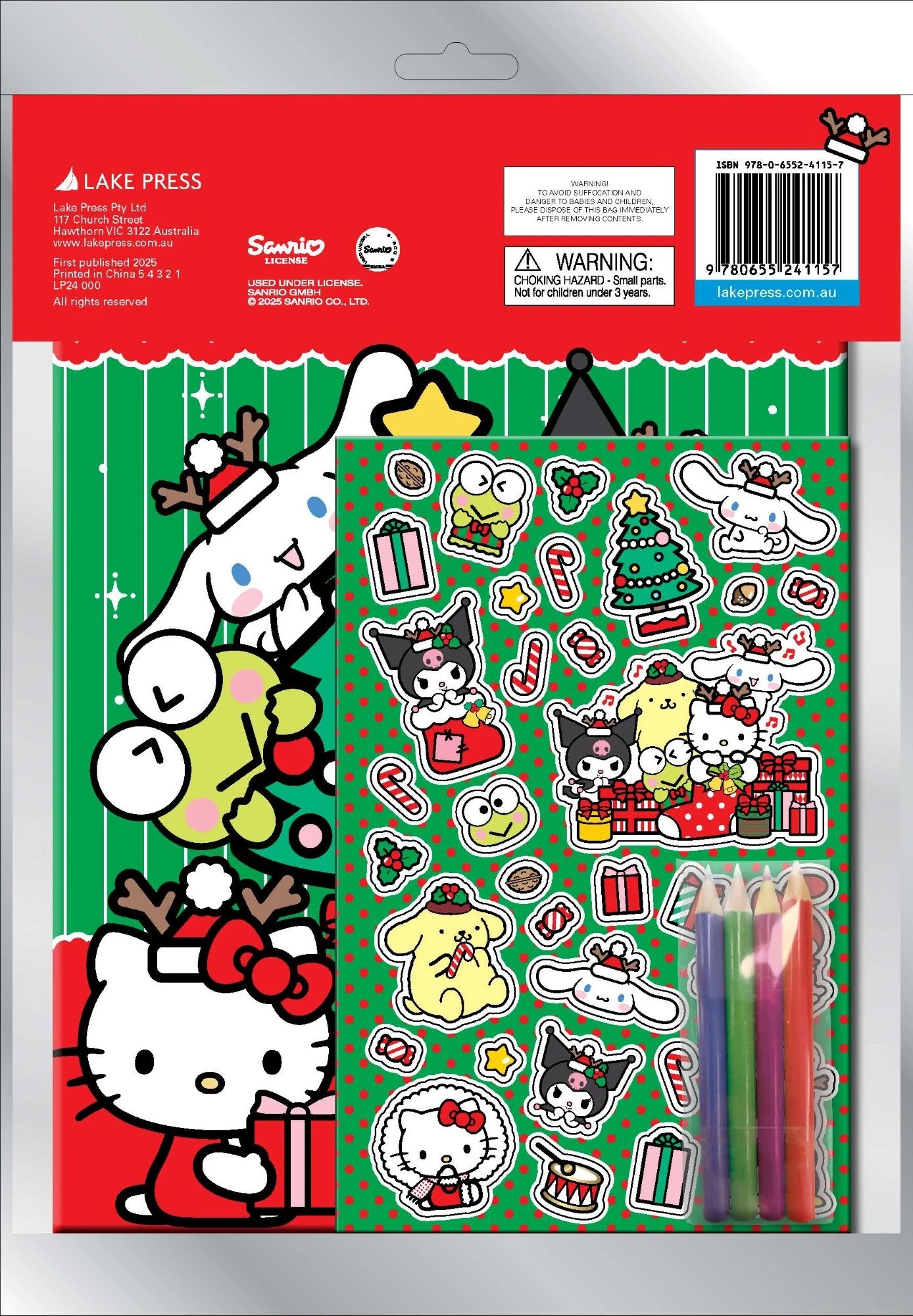 Hello Kitty and Friends Festive Fun Pack - Book - Kmart