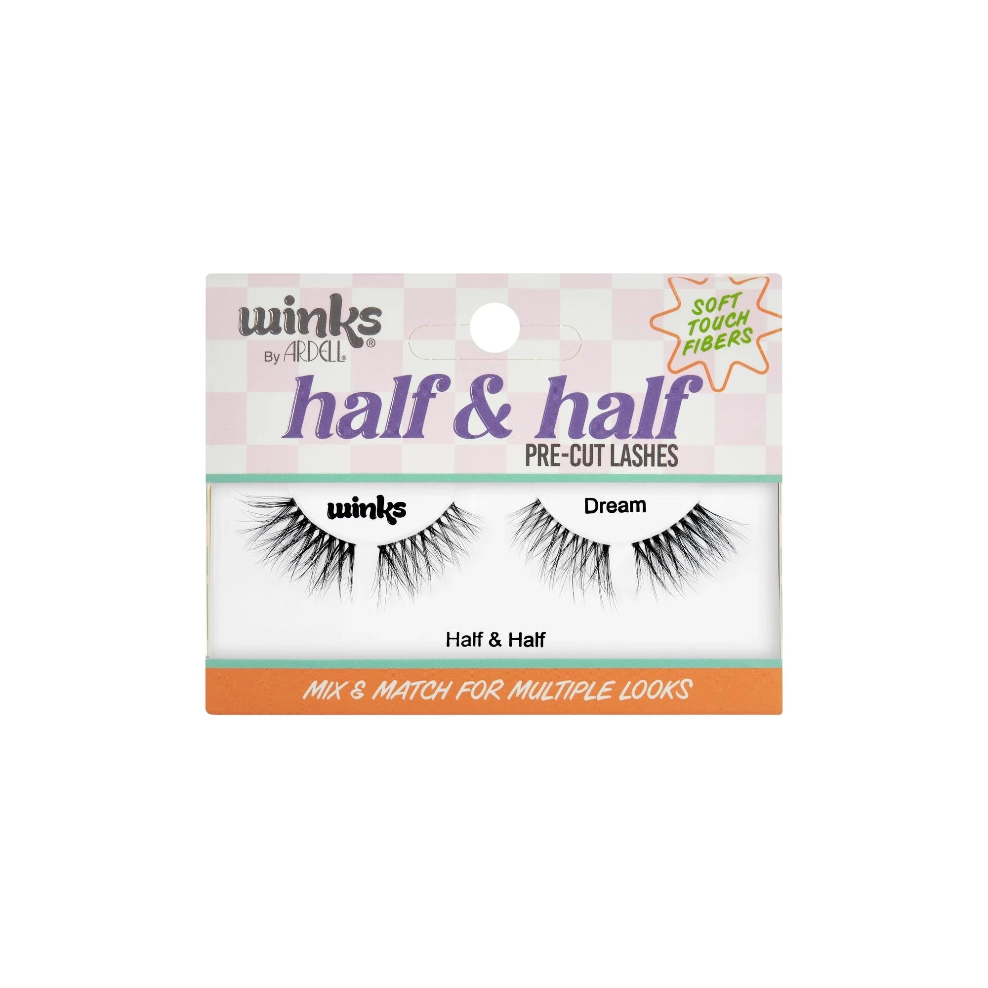 1 Winks by Ardell Half and Half Pre-Cut Lashes - Dream - Black, 1 of 1