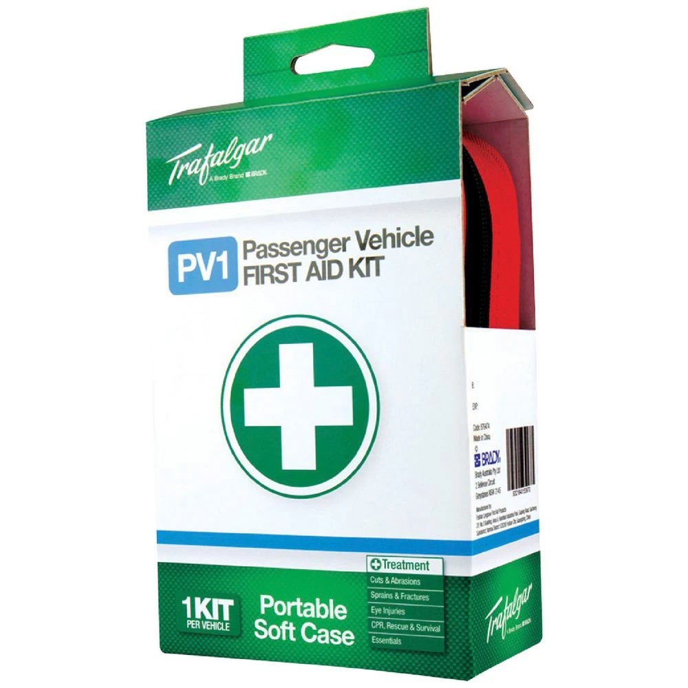 1 Trafalgar Vehicle First Aid Kit PV1, 1 of 2
