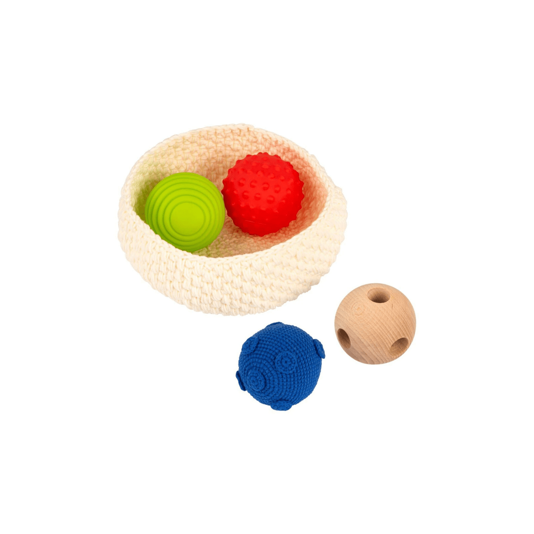 1 Educo Feel The Ball Basket Sensory Exploration Toy Sensory Play 3y Assorted - Multi, 1 of 2