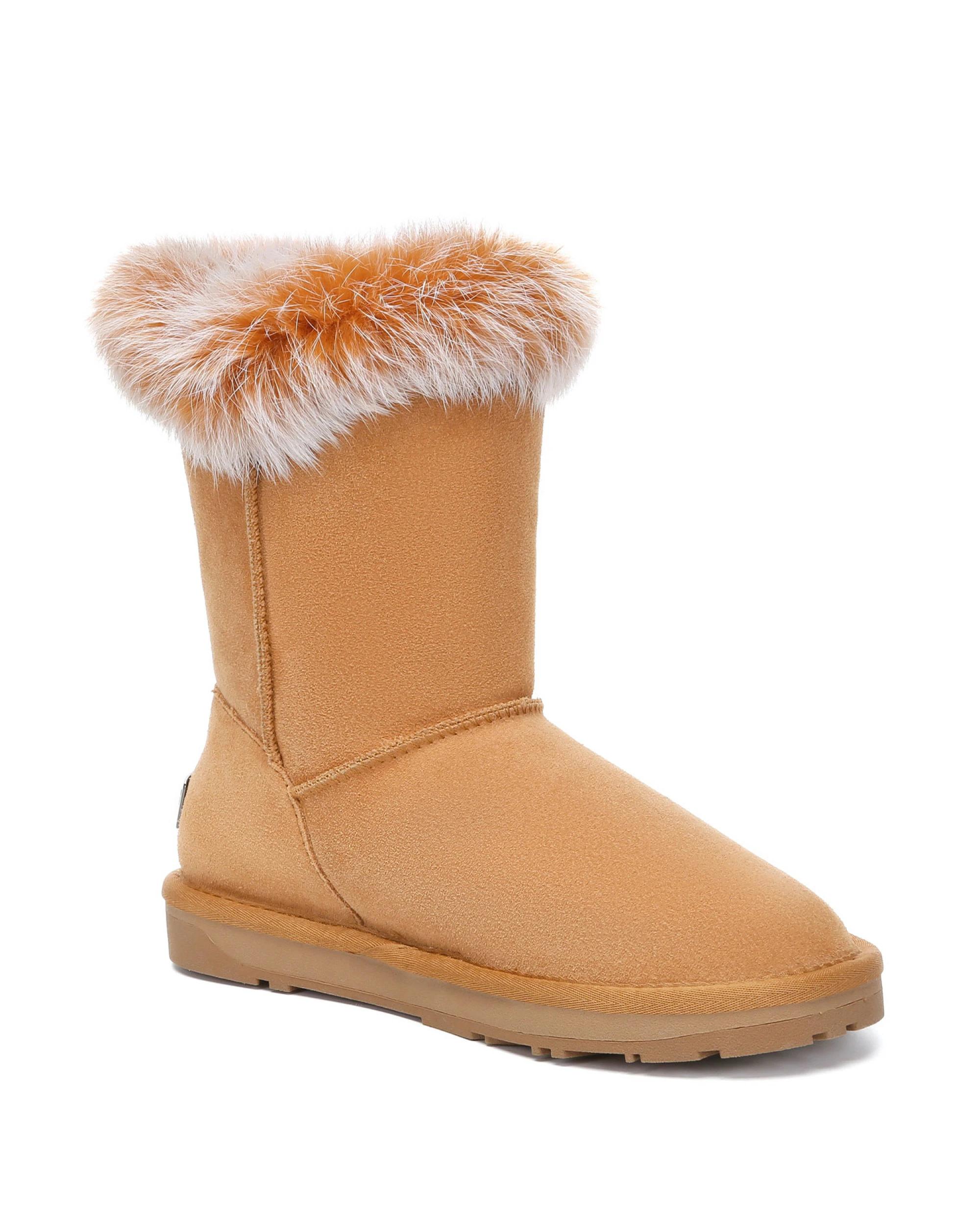 2 Everau Womens Donna Boots CHESTNUT, 2 of 5