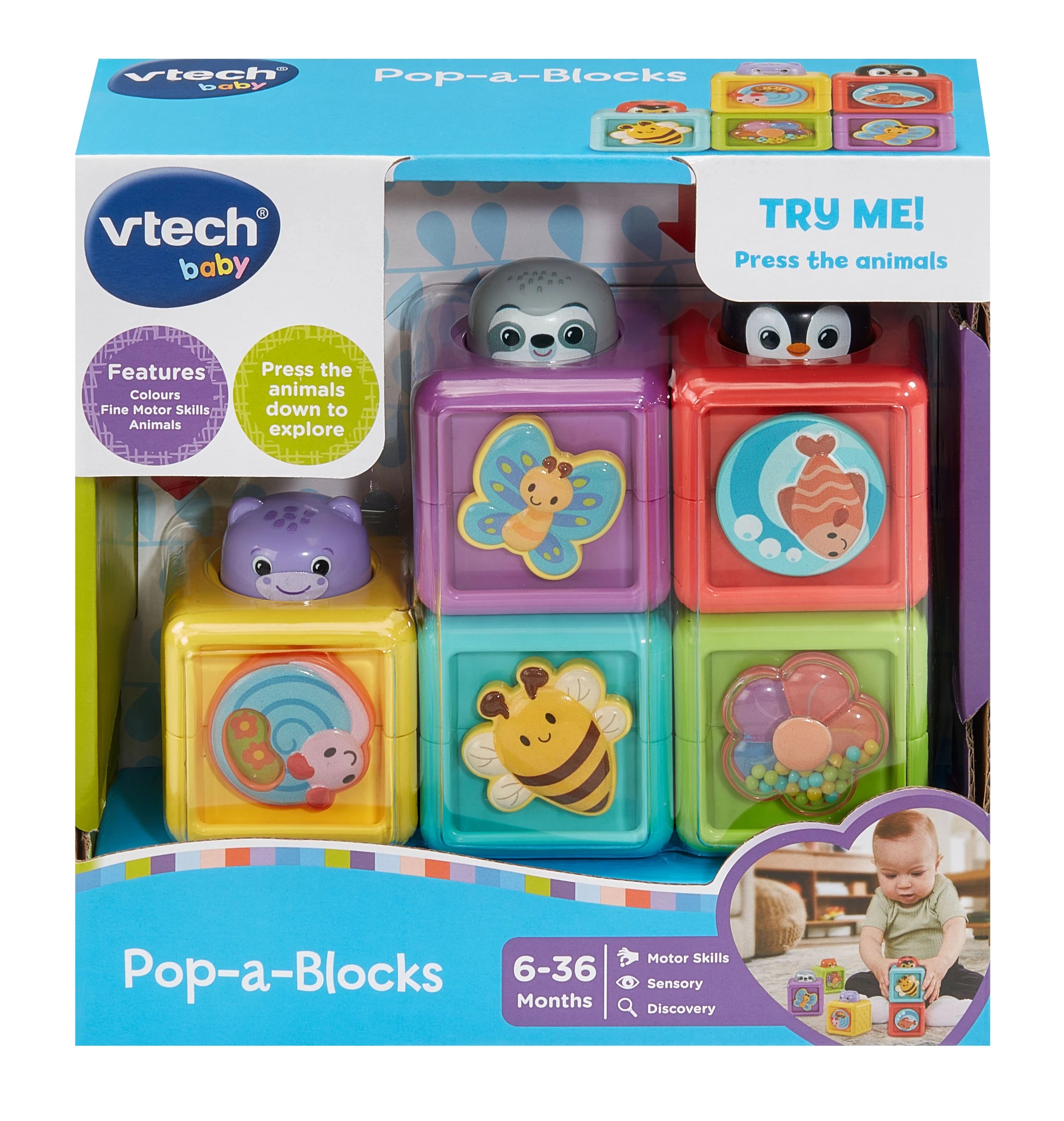 1 VTech Baby Pop-a-Blocks, 1 of 4