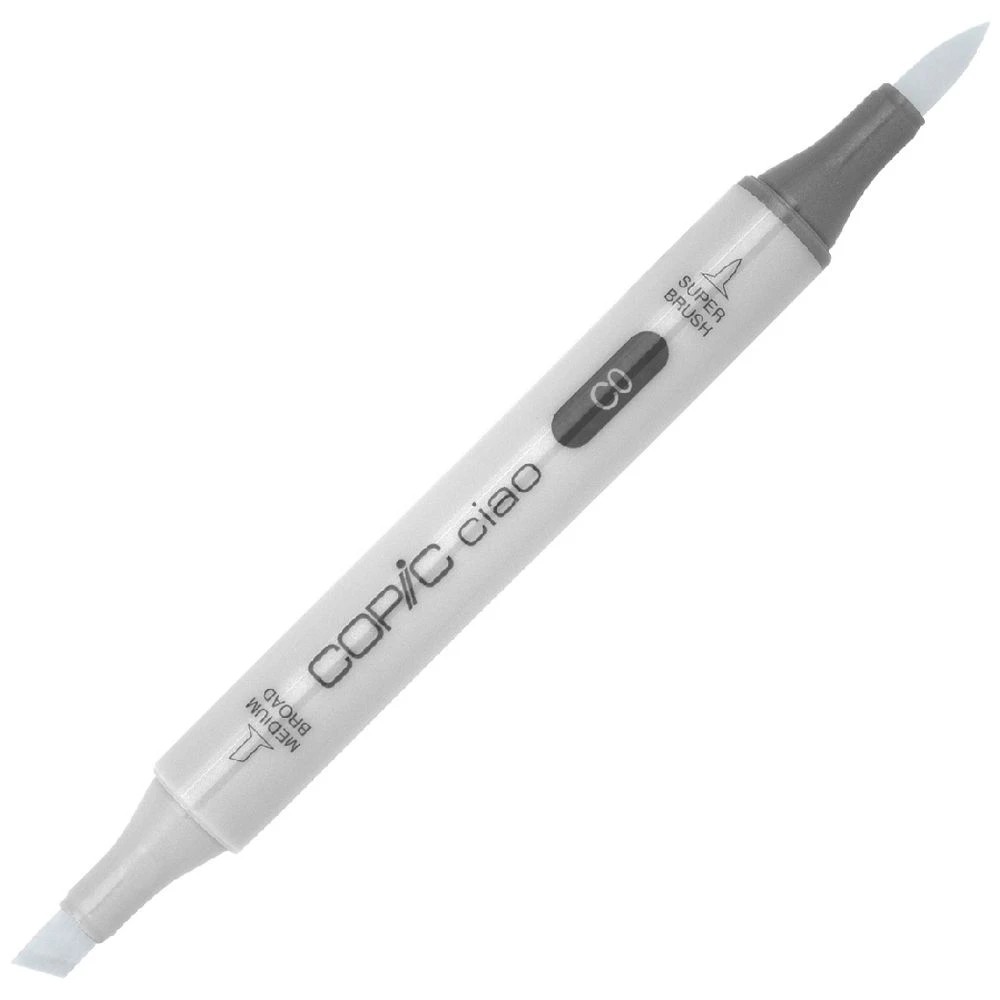 1 Copic Ciao Dual Nib Marker C0 Cool Gray No.0, 1 of 3