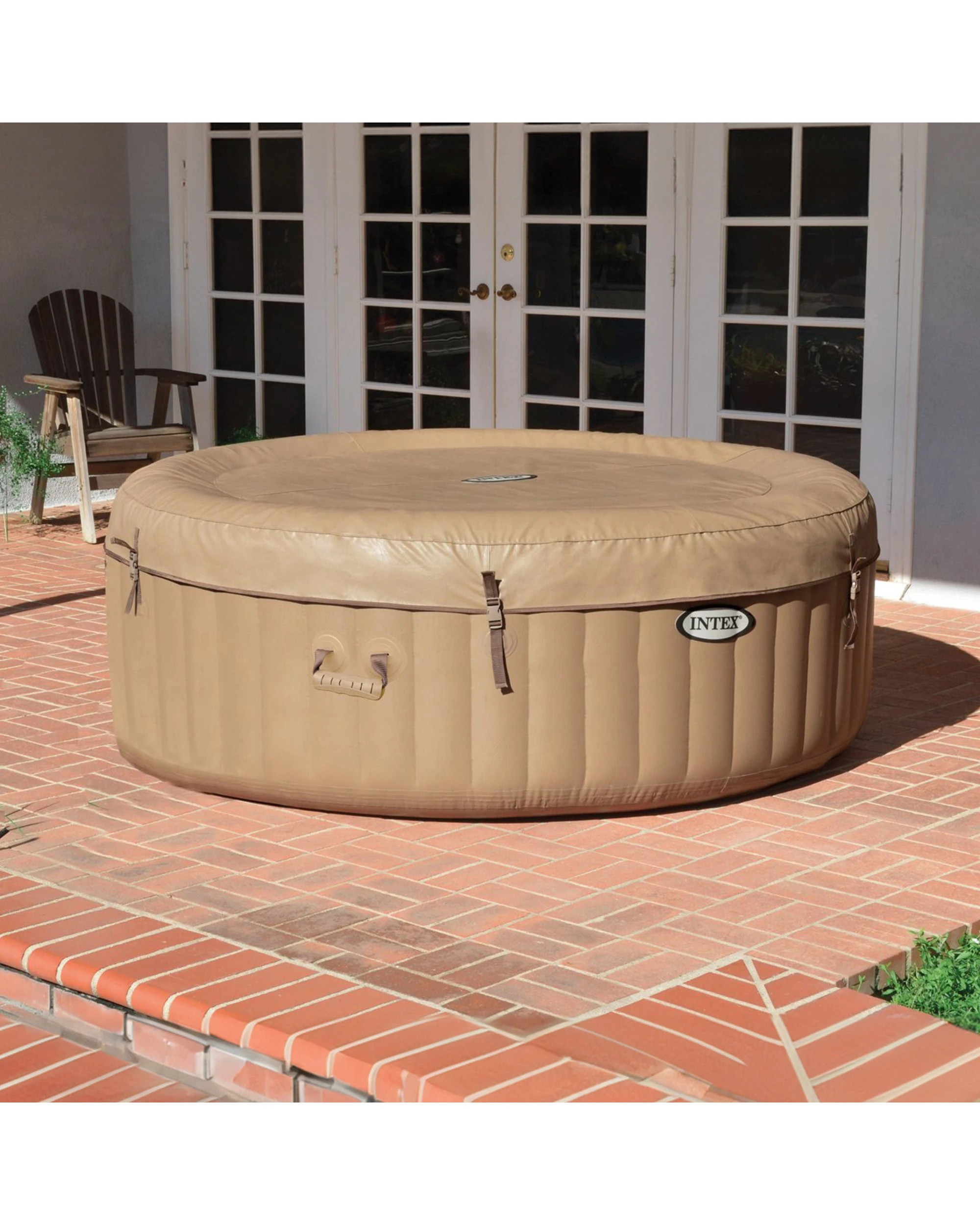 2 Intex PureSpa Bubble Massage Inflatable Hot Tub - 6-Person - Brown, 2 of 9