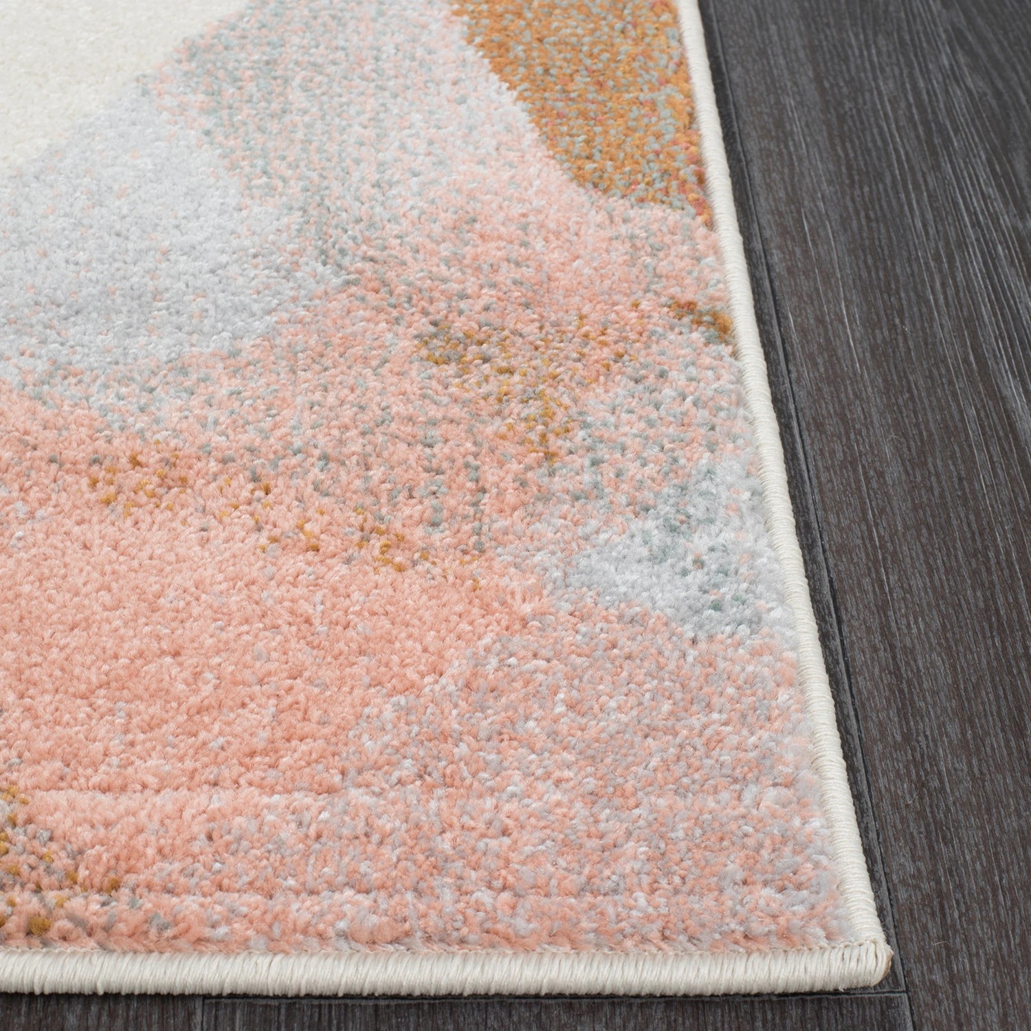 3 Common Ground Rugs Unreal 425 300x80cm - Medium Runner Power Loomed Pet Friendly Rug - Pink, 3 of 6