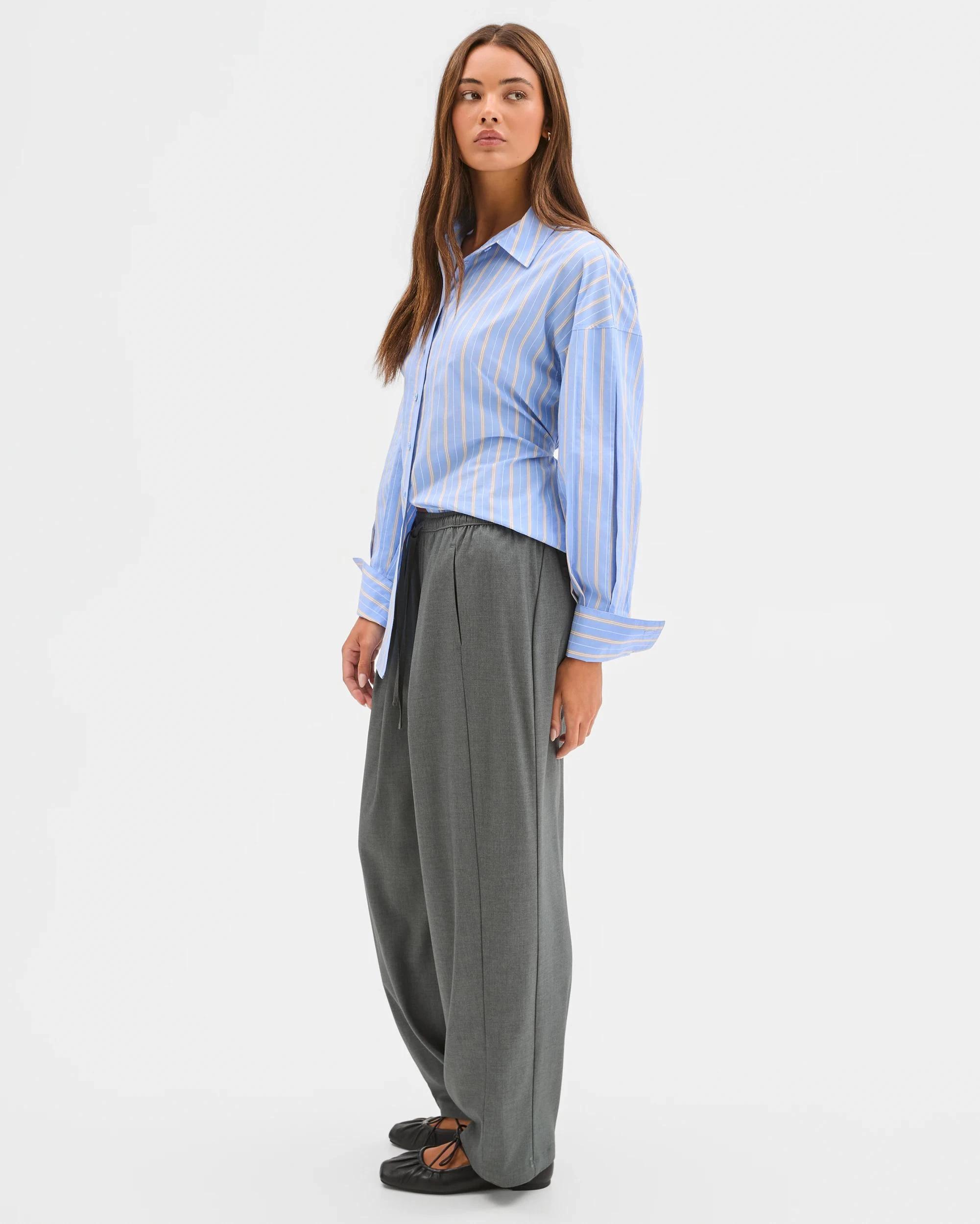4 Lily Loves Balloon Leg Tailored Pants GRAPHITE MARLE, 4 of 6