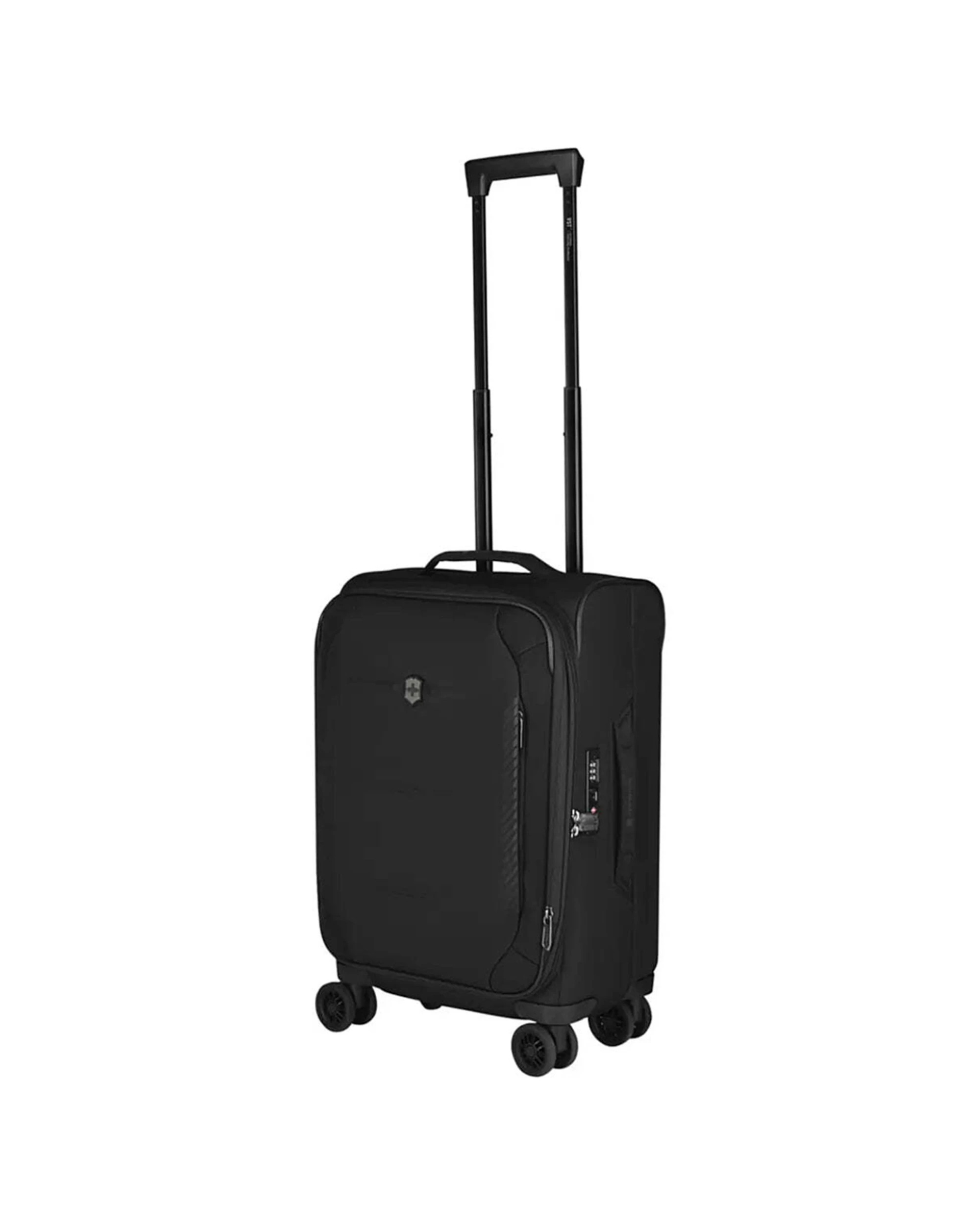 1 Victorinox Crosslight Frequent Flyer Expandable Softside Carry-On Suitcase - Black, 1 of 7
