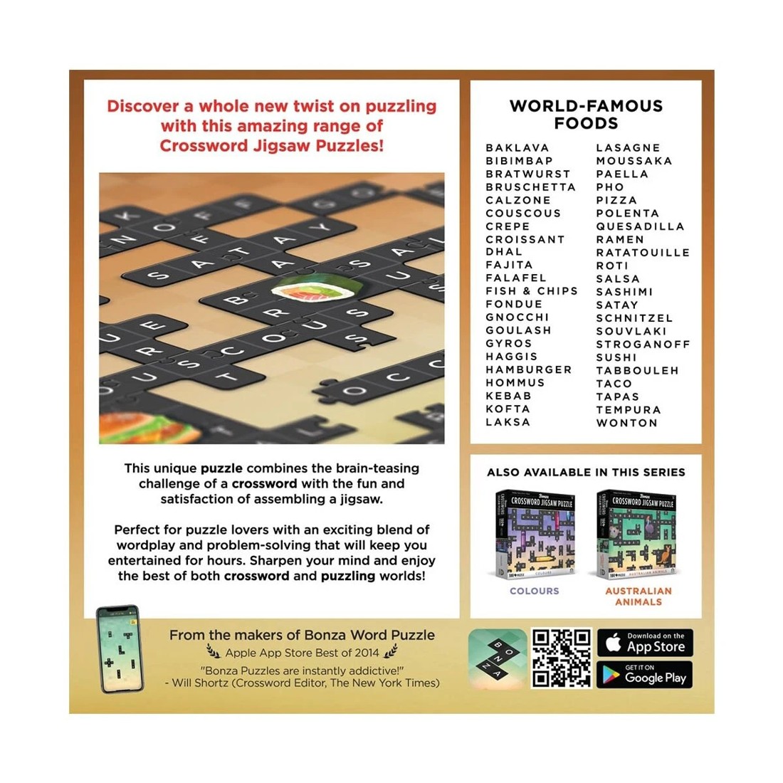 10 100 Piece Bonza Crossword Jigsaw Puzzle - Assorted, 10 of 10