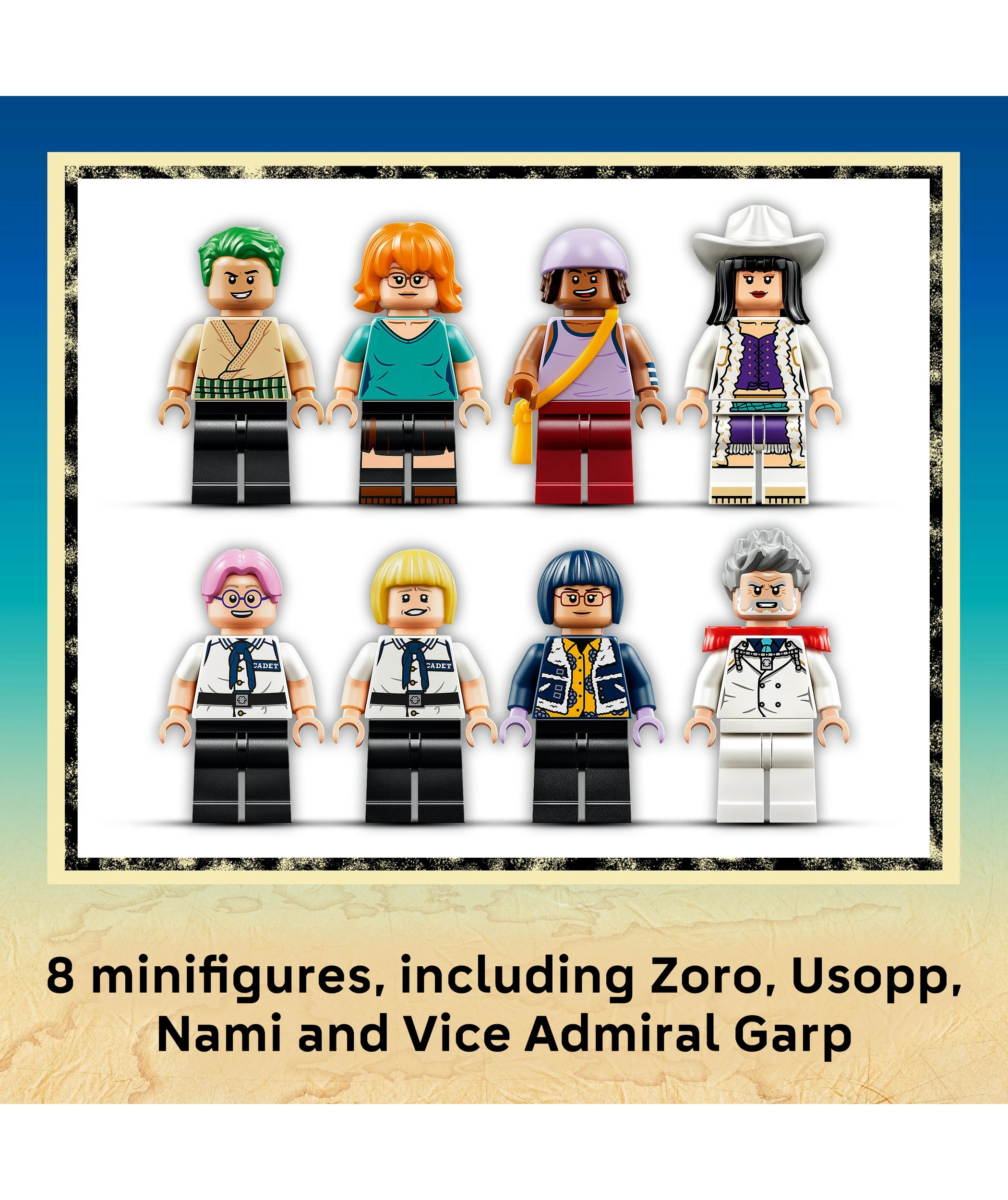 6 LEGO ONE PIECE Garp's Marine Battleship 75646, 6 of 10