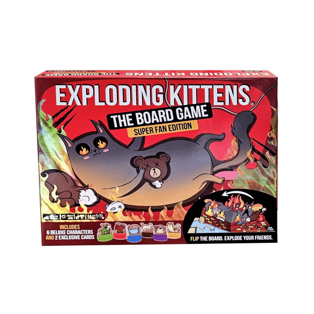 1 Exploding Kittens LLC Exploding Kittens The Board Game Super Fan Edition, 1 of 3