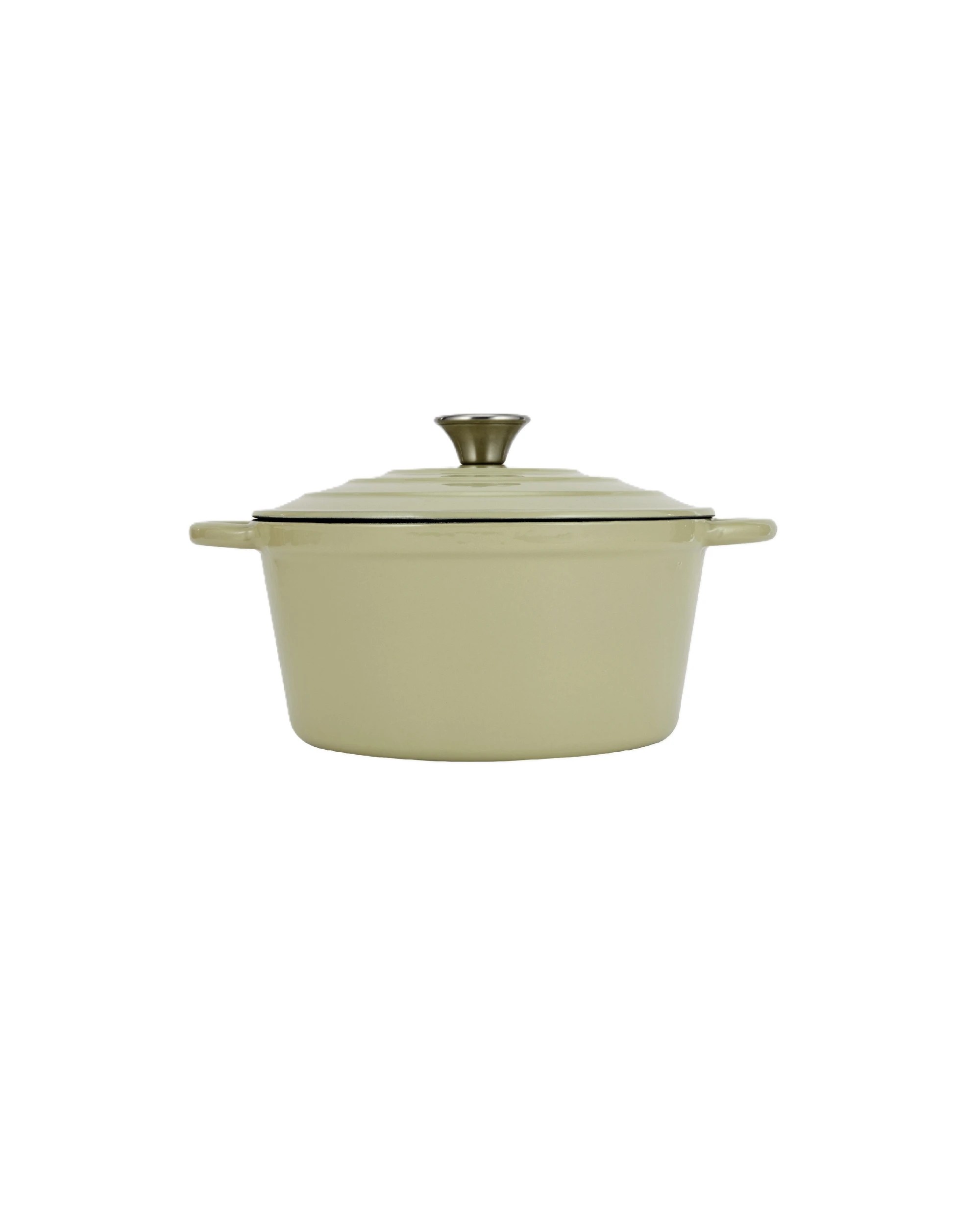 1 4L Cast Iron Casserole - Green, 1 of 6