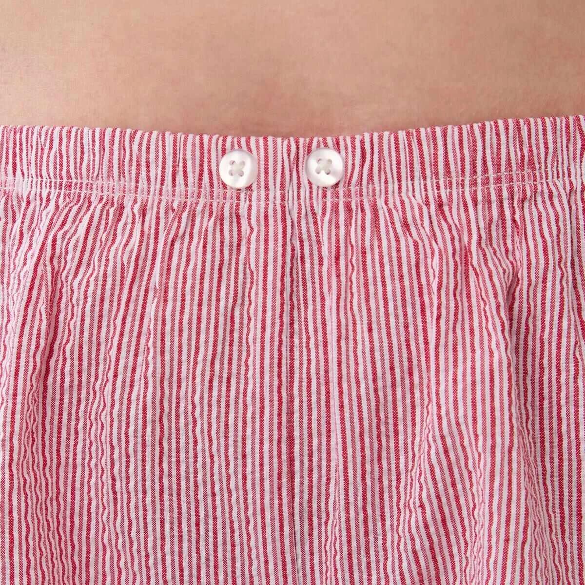 4 Seersucker Sleep Shorts STRIPE STRAWBERRY, 4 of 5