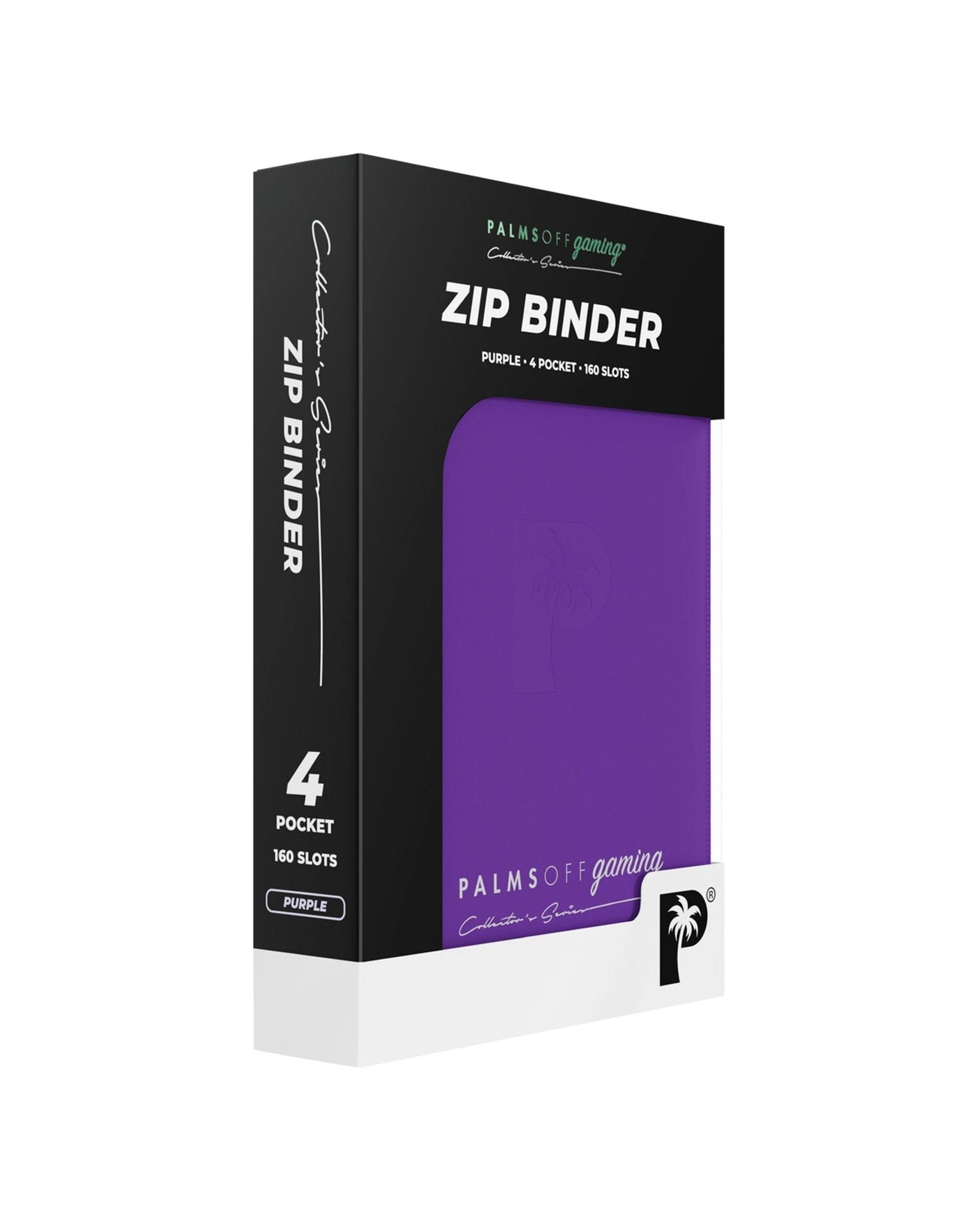 8 Palms Off Gaming Collector's Series 4 Pocket Zip Binder - Purple, 8 of 8