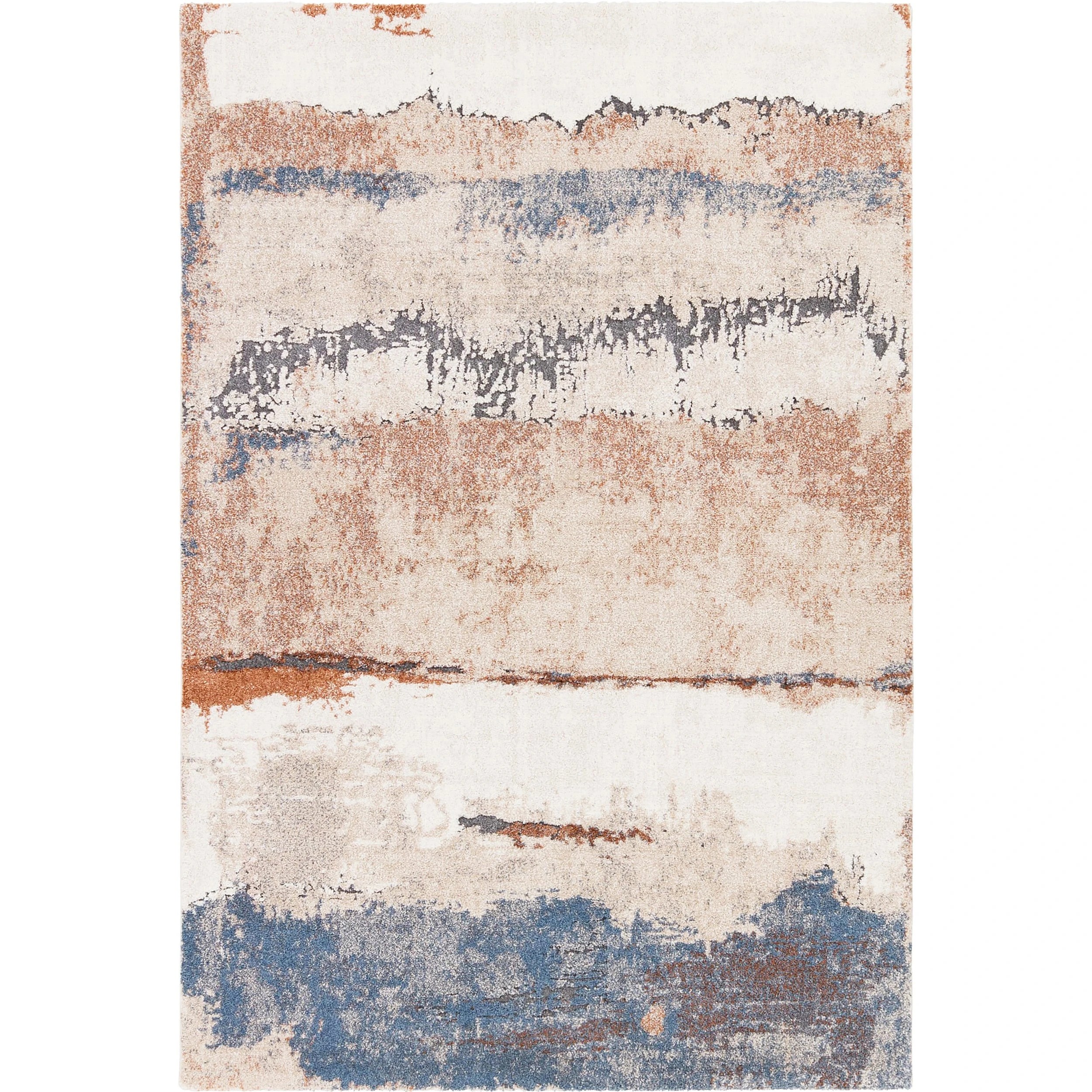 1 Common Ground Rugs Breezewood 66 290x200cm - Large Indoor Floor Rug - White, 1 of 7