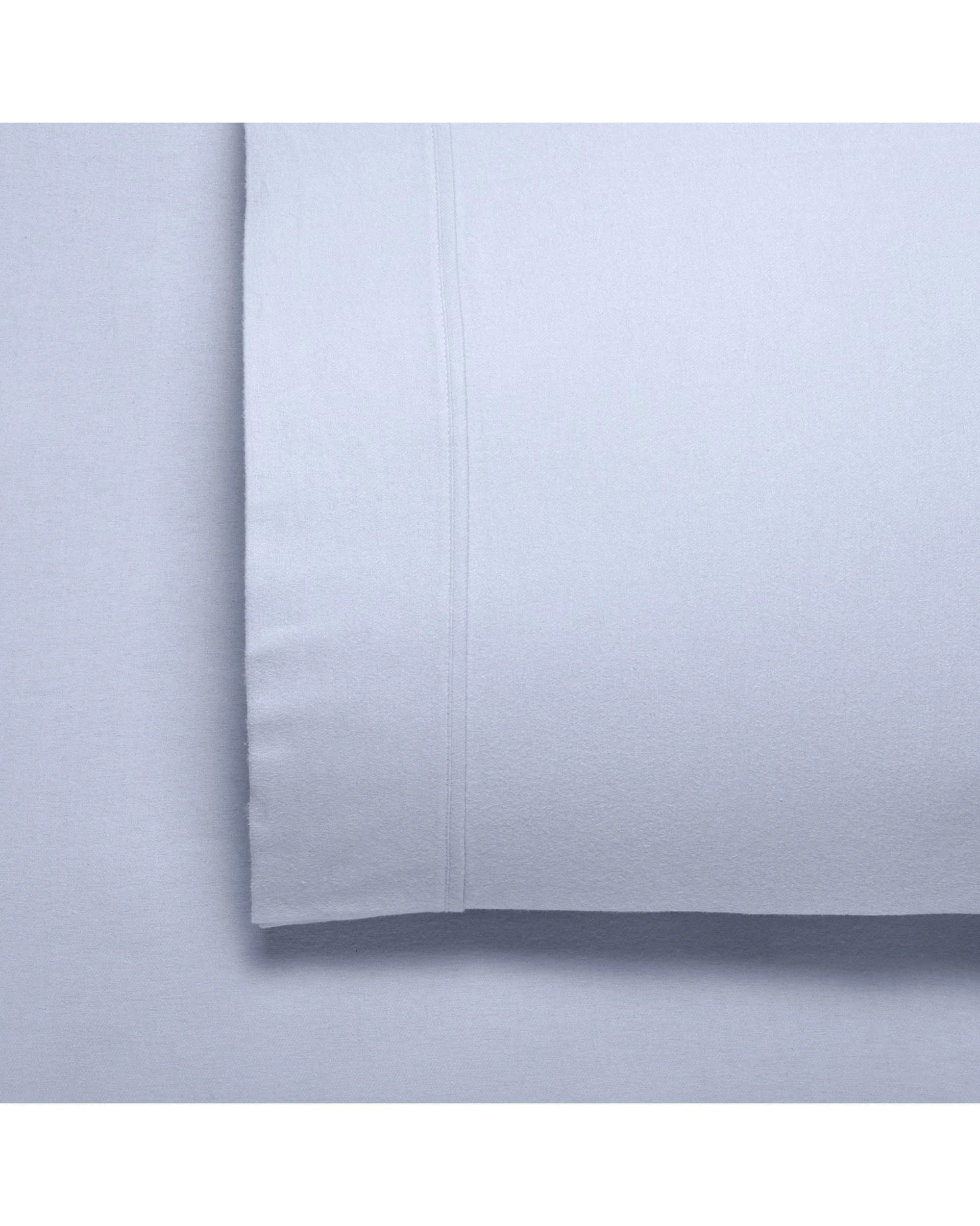 1 Bianca Fletcher Flannelette Cotton Sheet Sets - Super King Bed - Blue, 1 of 2