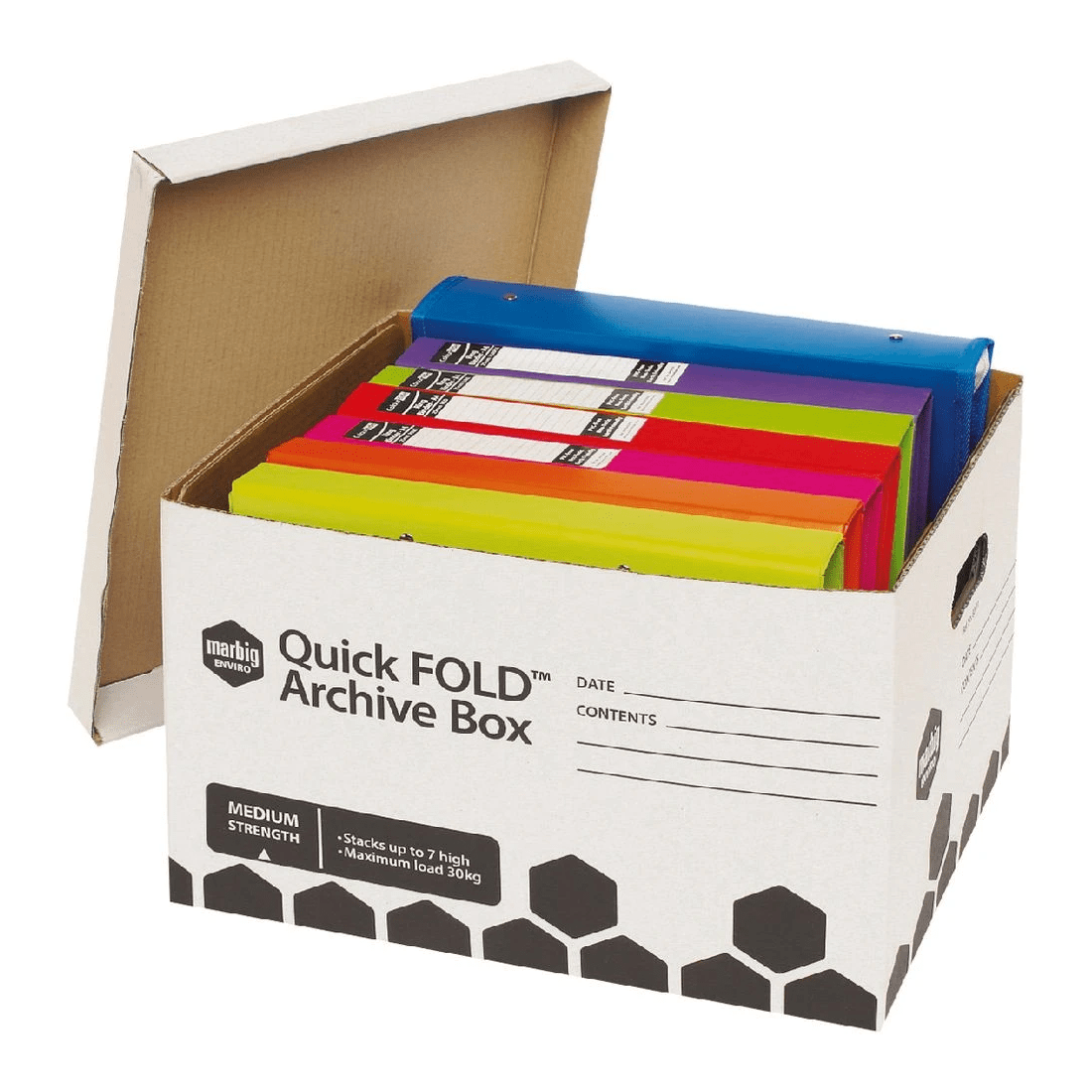 1 Marbig Quickfold Strong Archive Box 10 Pack, 1 of 1