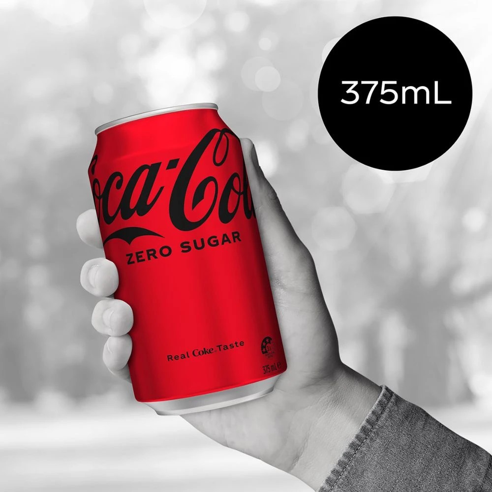 2 Coca-Cola Zero Cans 375mL 20 Pack, 2 of 4