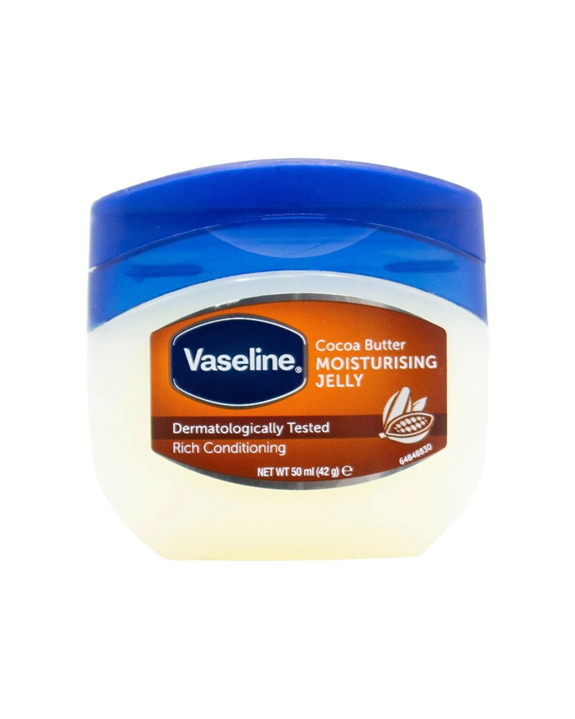 2 Vaseline 6pk Moisturising Jelly Rich Conditioning Care Cocoa Butter 50ml - Multi, 2 of 3