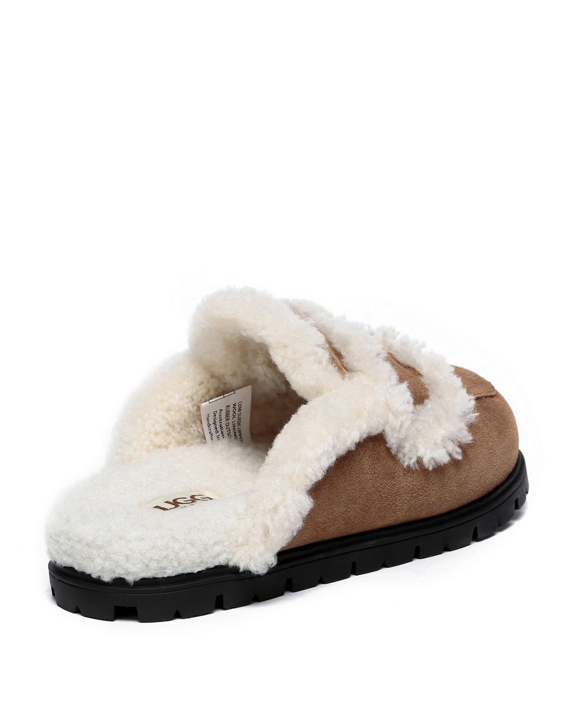 3 Australian Shepherd UGG Womens Remi Slippers CHESTNUT, 3 of 5