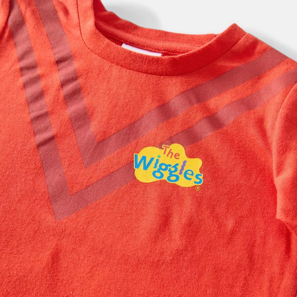 3 Wiggles Licence Red Dress Up Skivvy Top Red Wig, 3 of 3