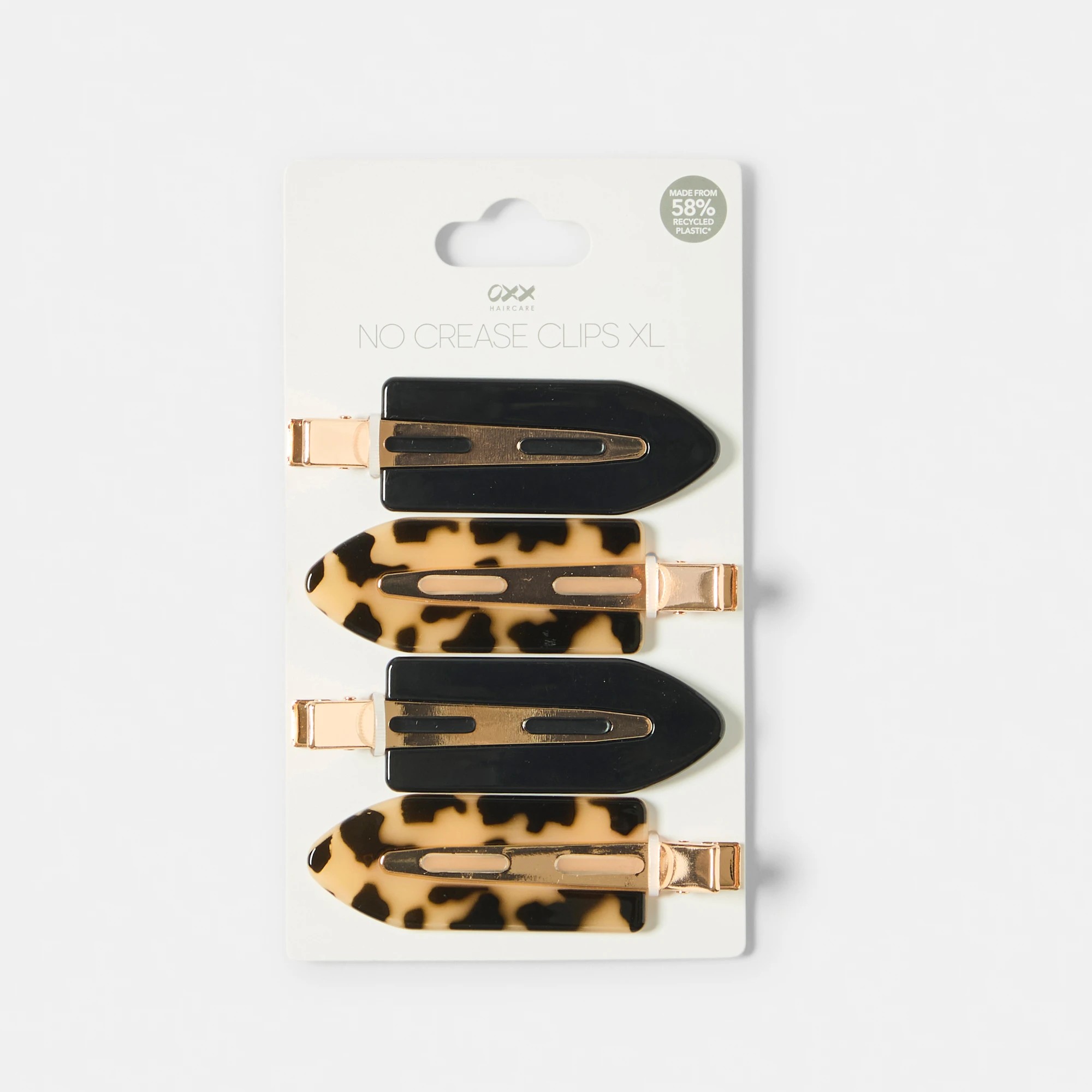 3 OXX Haircare 4 Pack No Crease Extra Large Hair Clips, 3 of 3