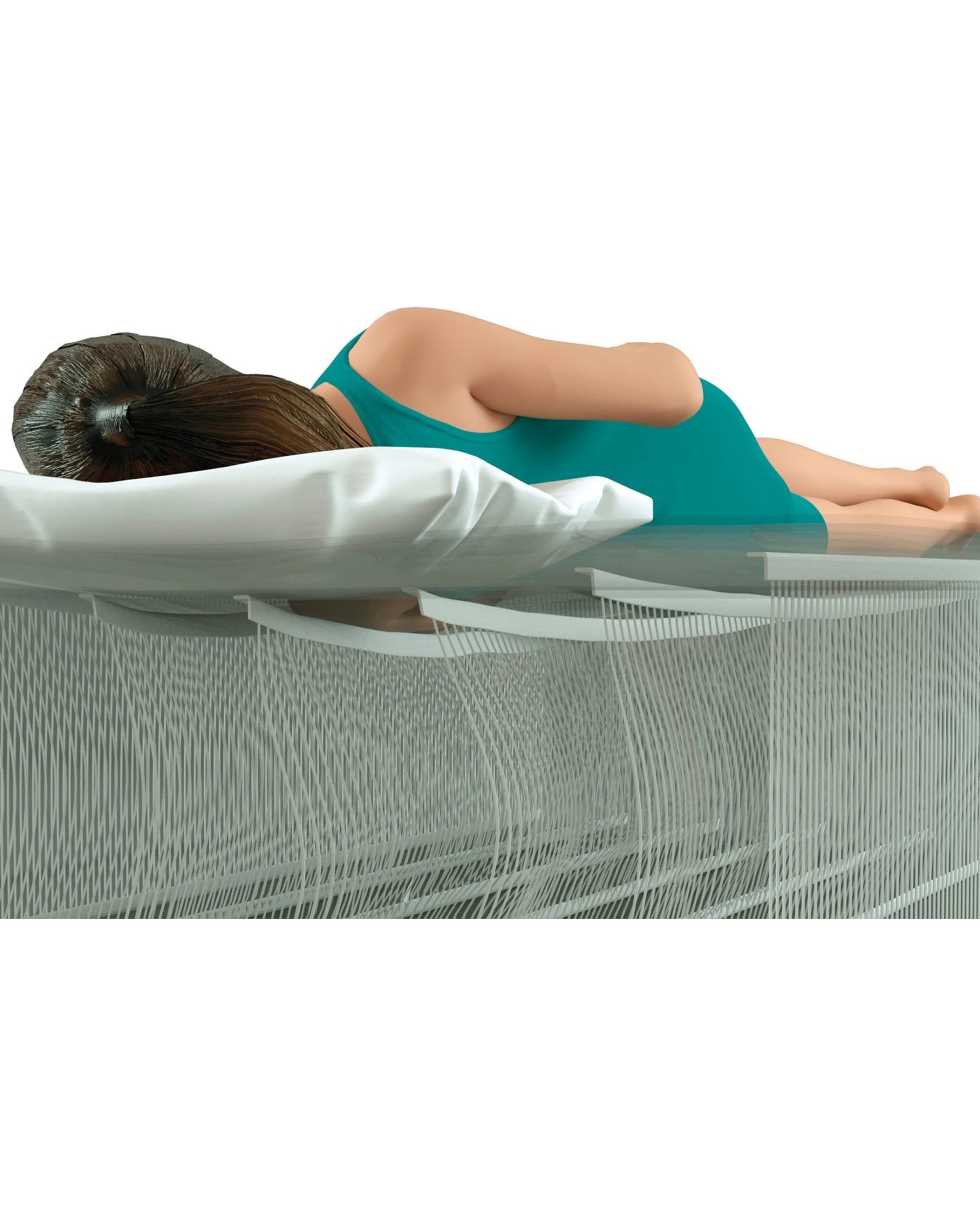 9 Intex Dura Beam Classic Inflatable Queen Airbed Mattress with Pillow Rest - Black, 9 of 10